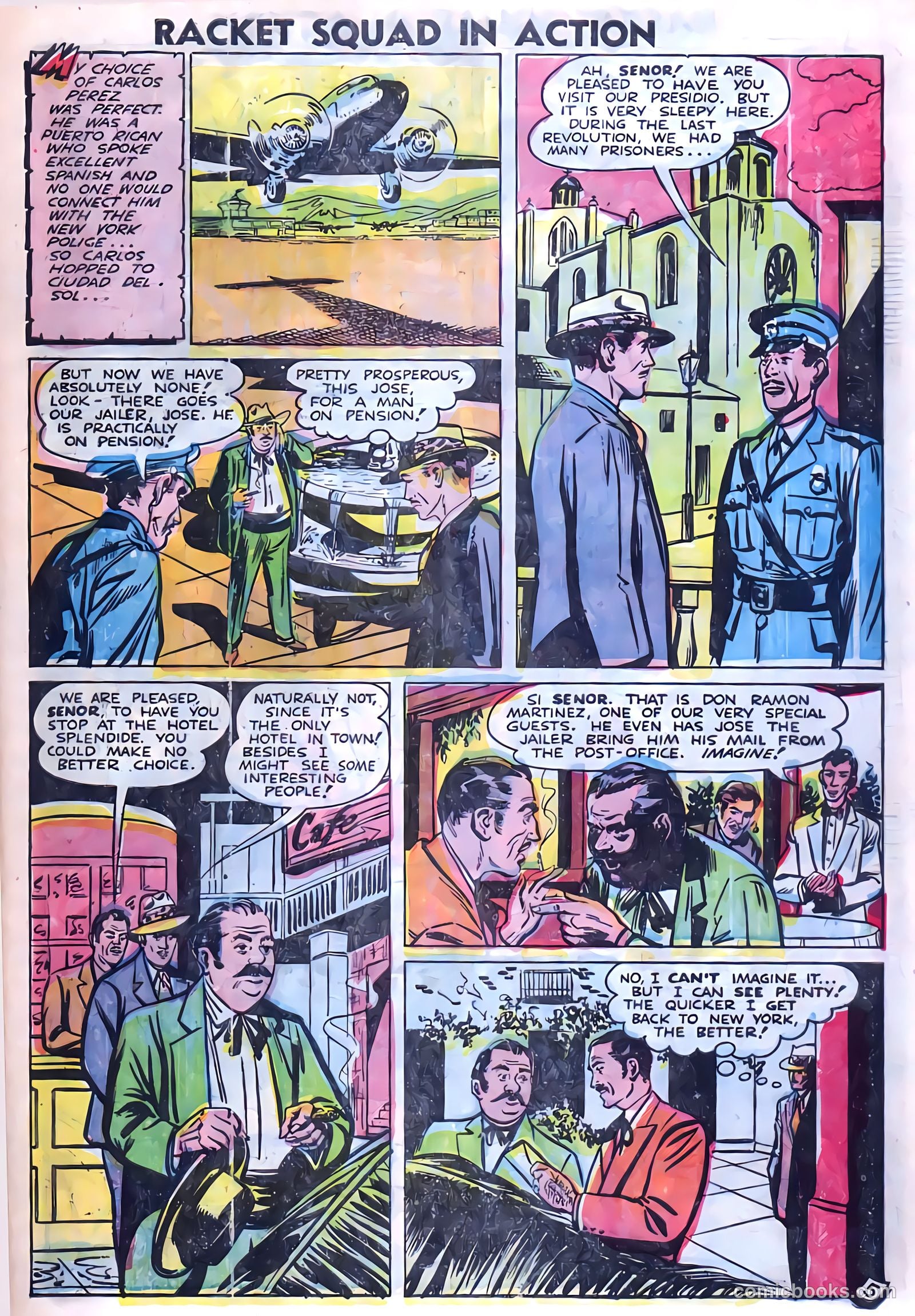 Racket Squad in Action #4 (1952) — page 7 of 36
