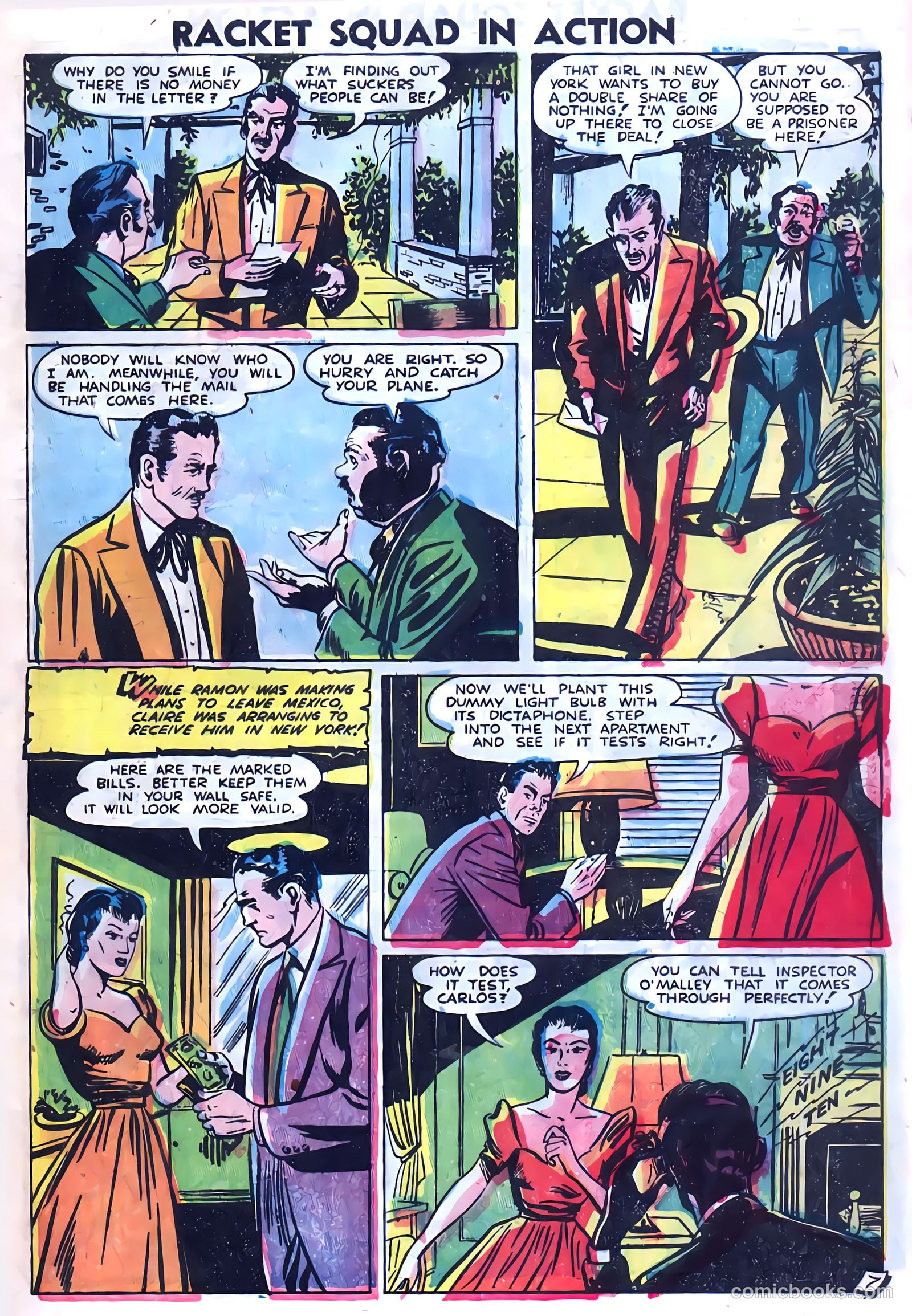 Racket Squad in Action #4 (1952) — page 9 of 36