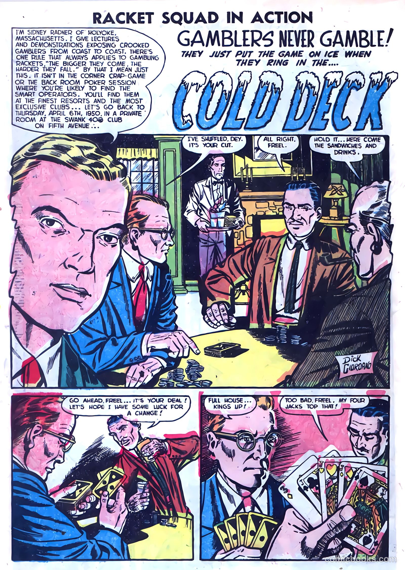 Racket Squad in Action #4 (1952) — page 12 of 36