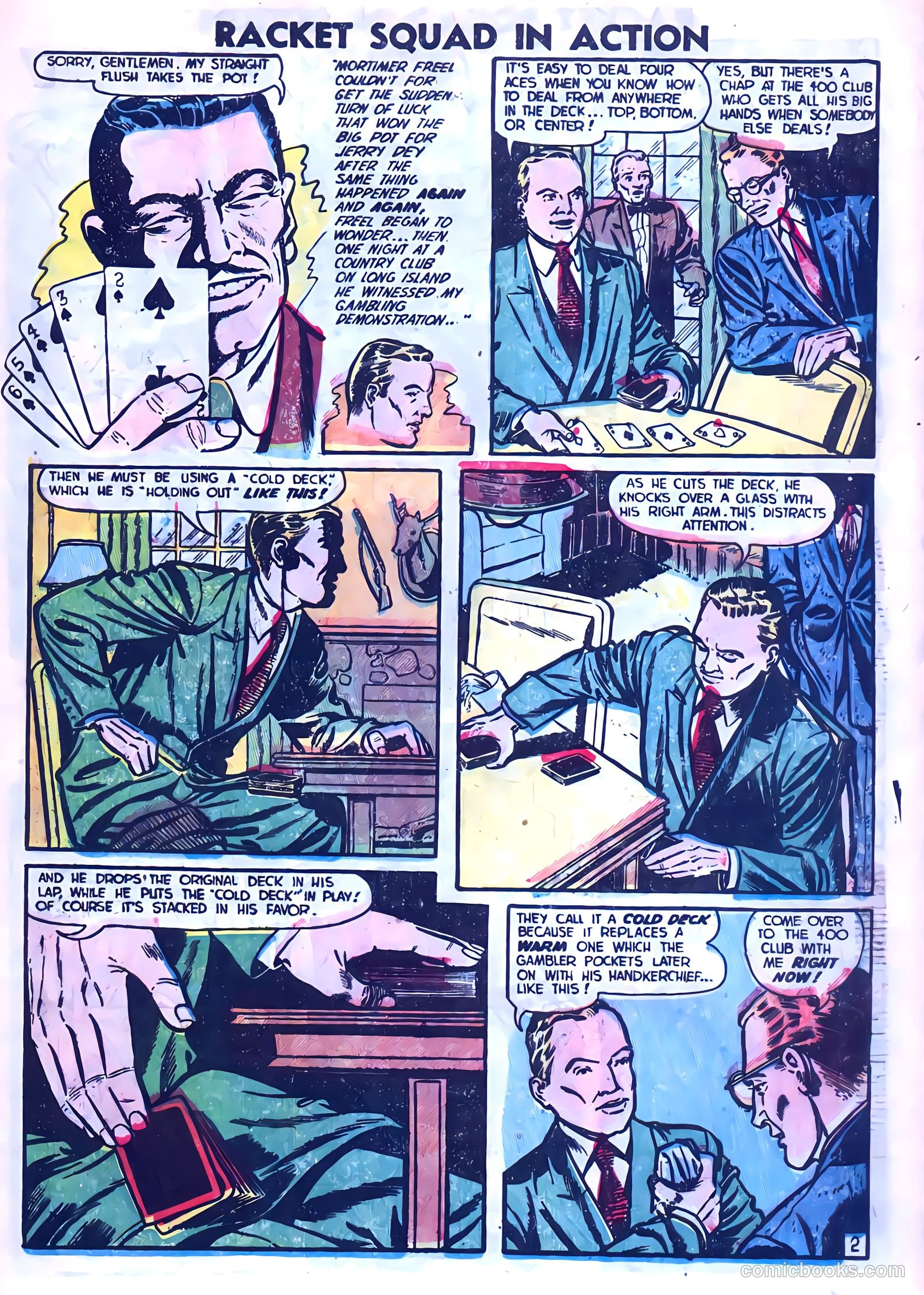 Racket Squad in Action #4 (1952) — page 13 of 36