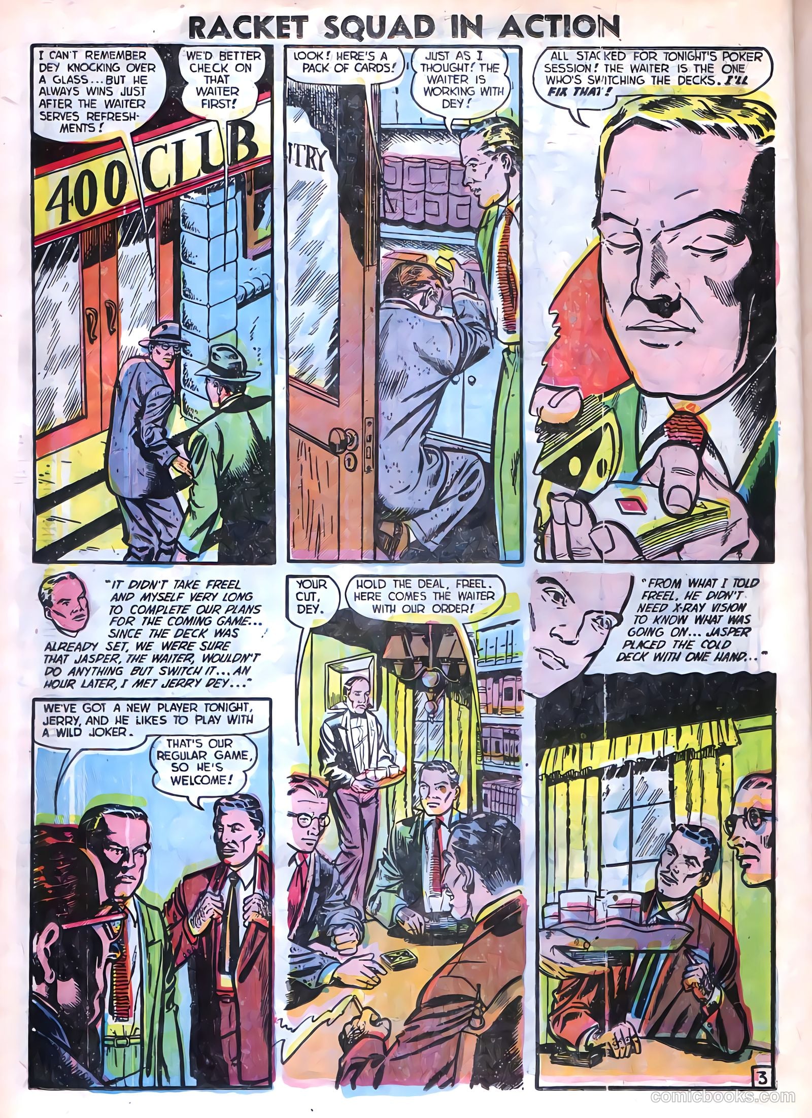 Racket Squad in Action #4 (1952) — page 14 of 36