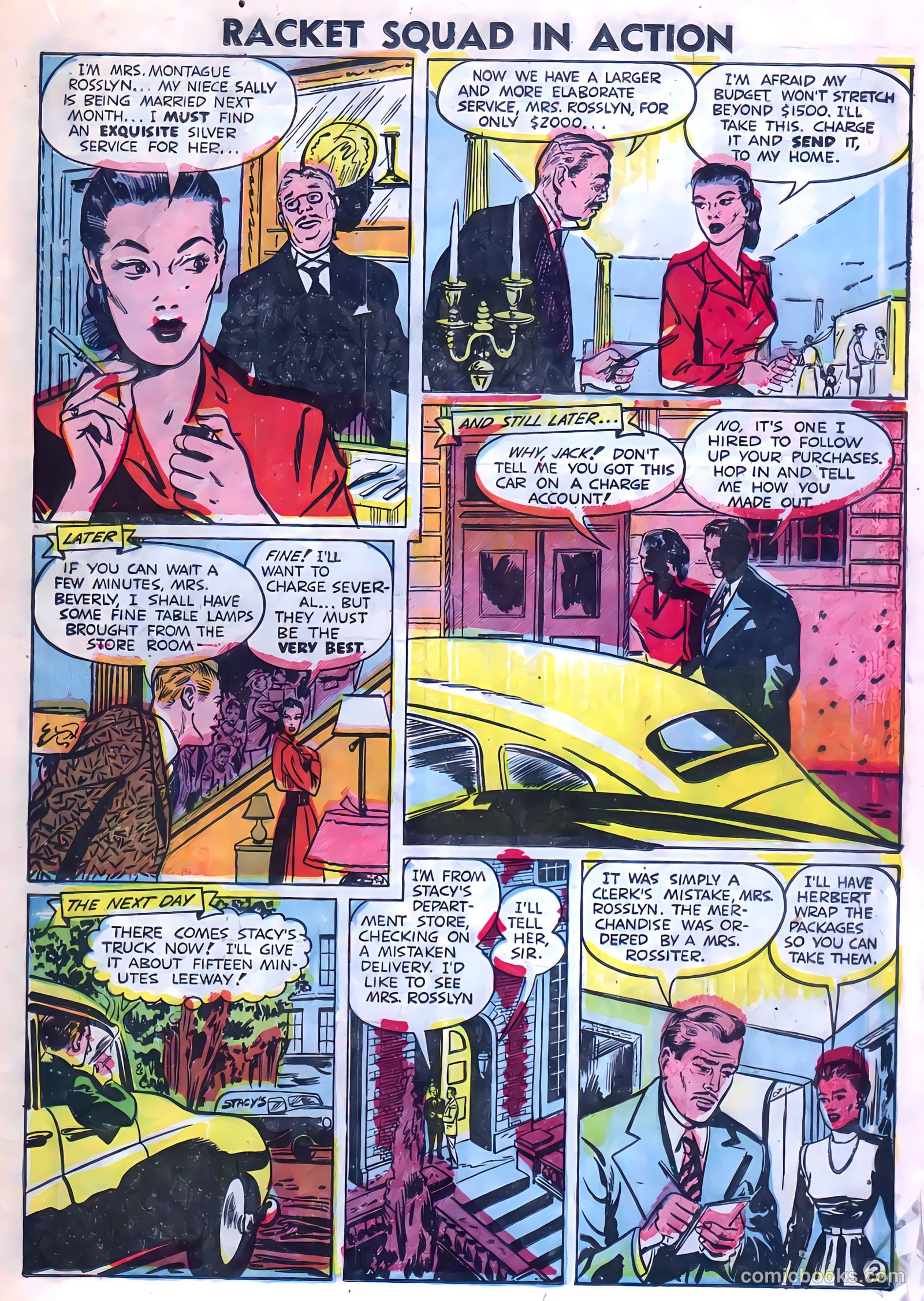 Racket Squad in Action #4 (1952) — page 19 of 36