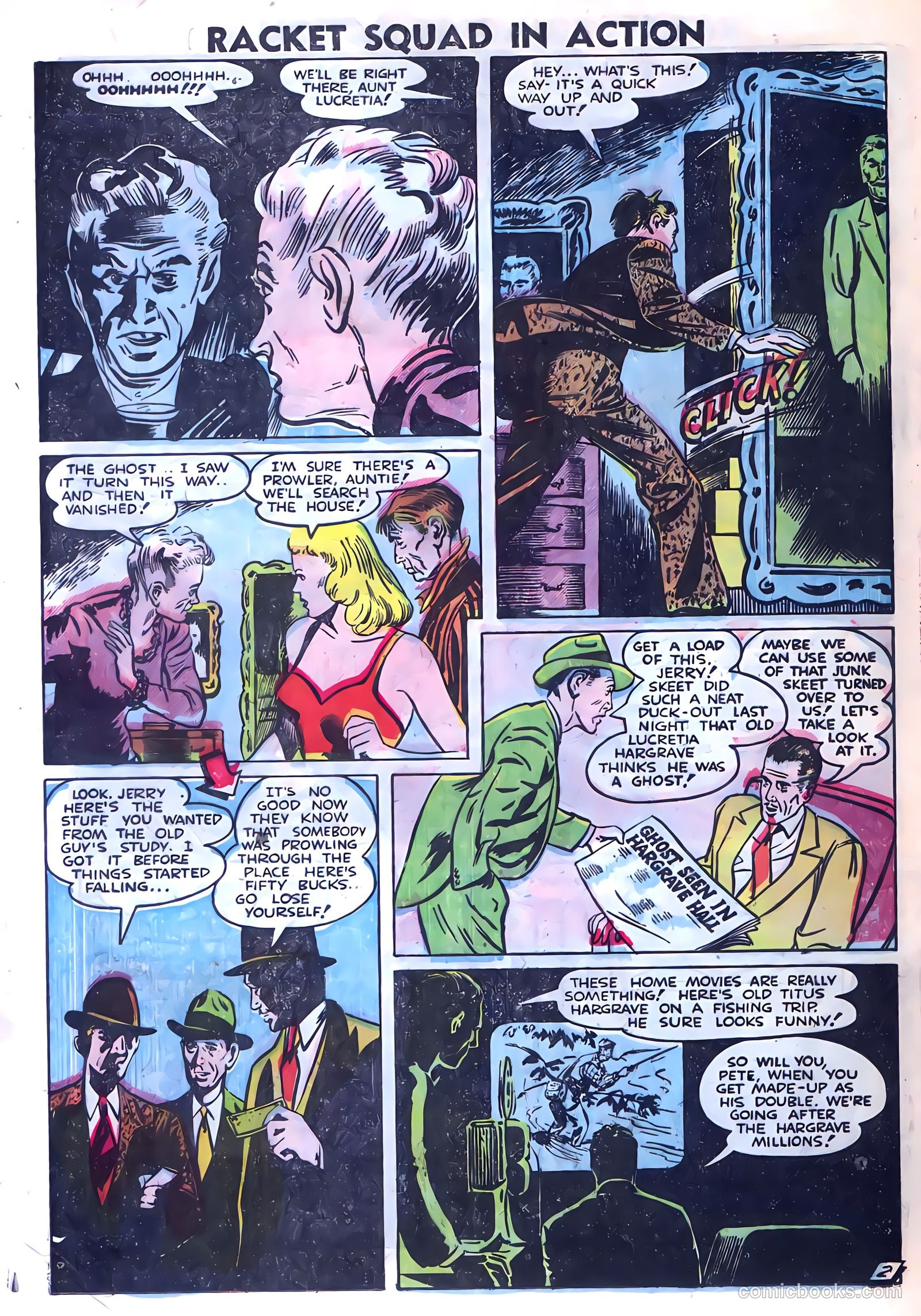 Racket Squad in Action #4 (1952) — page 24 of 36