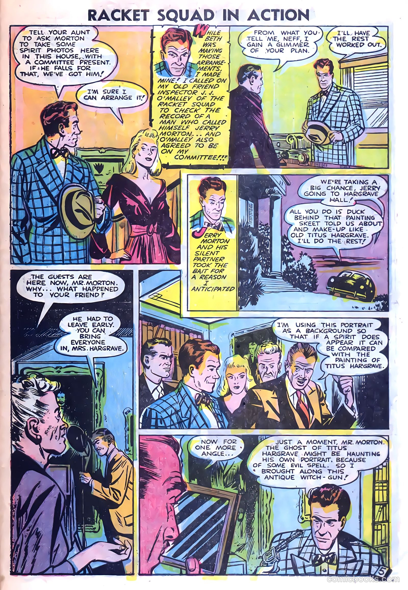 Racket Squad in Action #4 (1952) — page 27 of 36