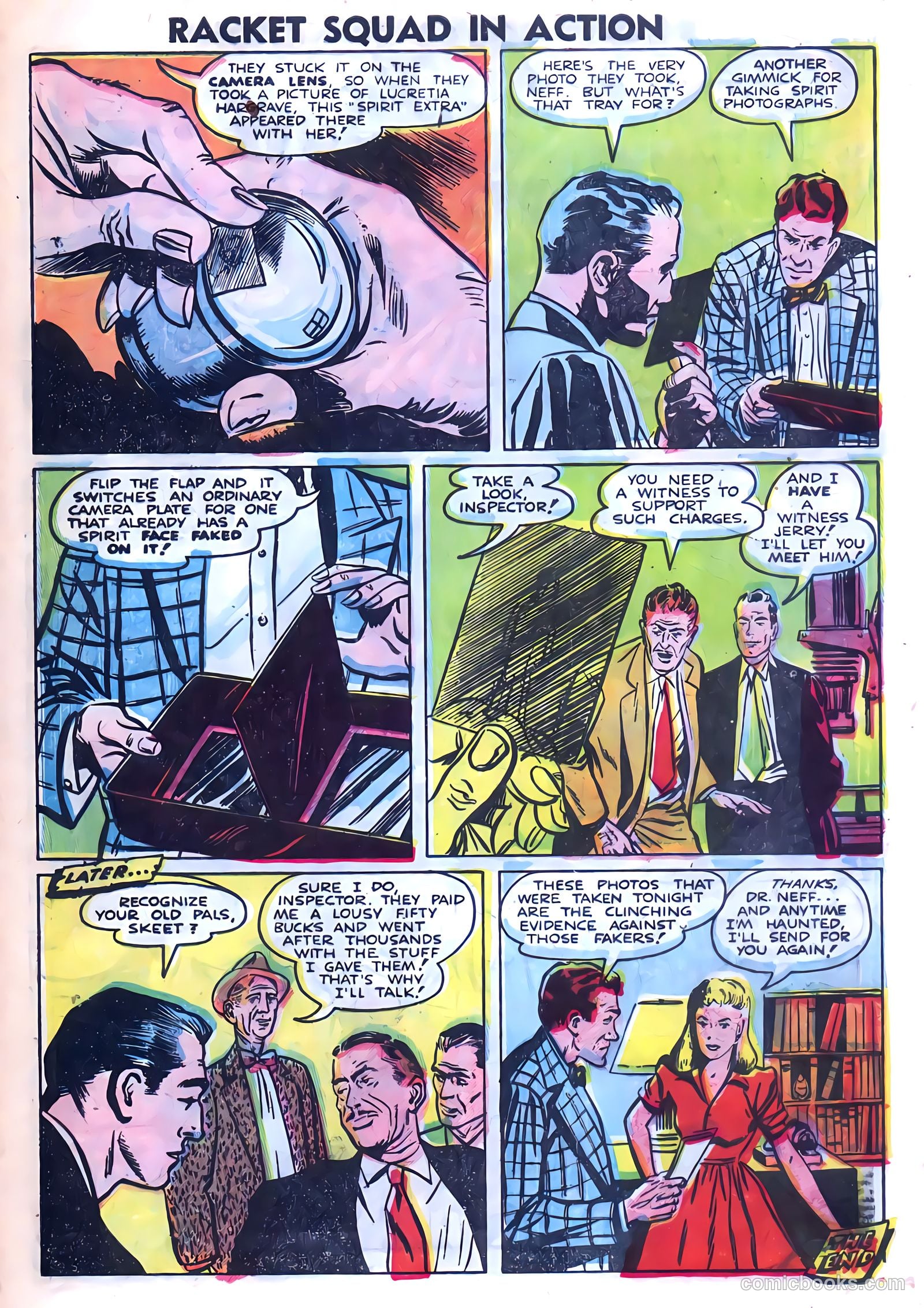 Racket Squad in Action #4 (1952) — page 29 of 36