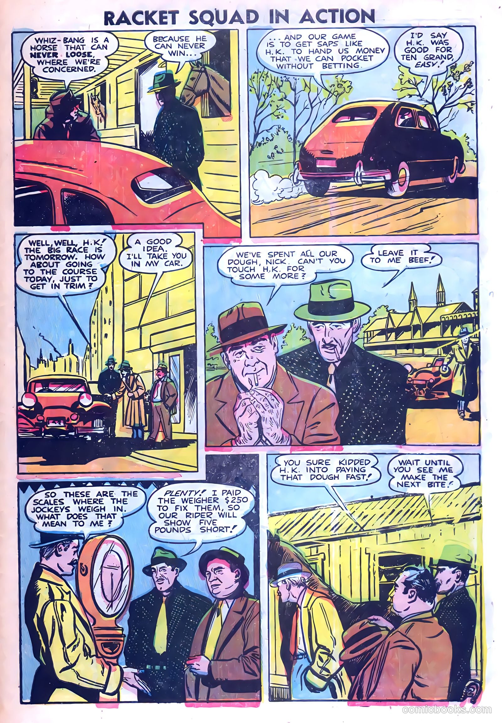 Racket Squad in Action #4 (1952) — page 31 of 36