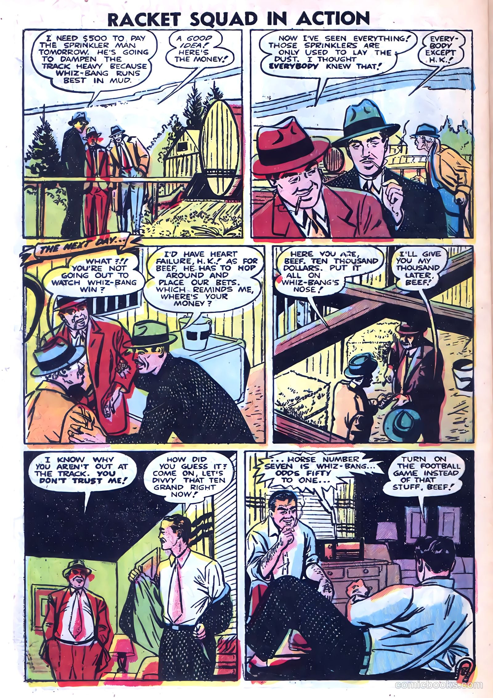 Racket Squad in Action #4 (1952) — page 32 of 36