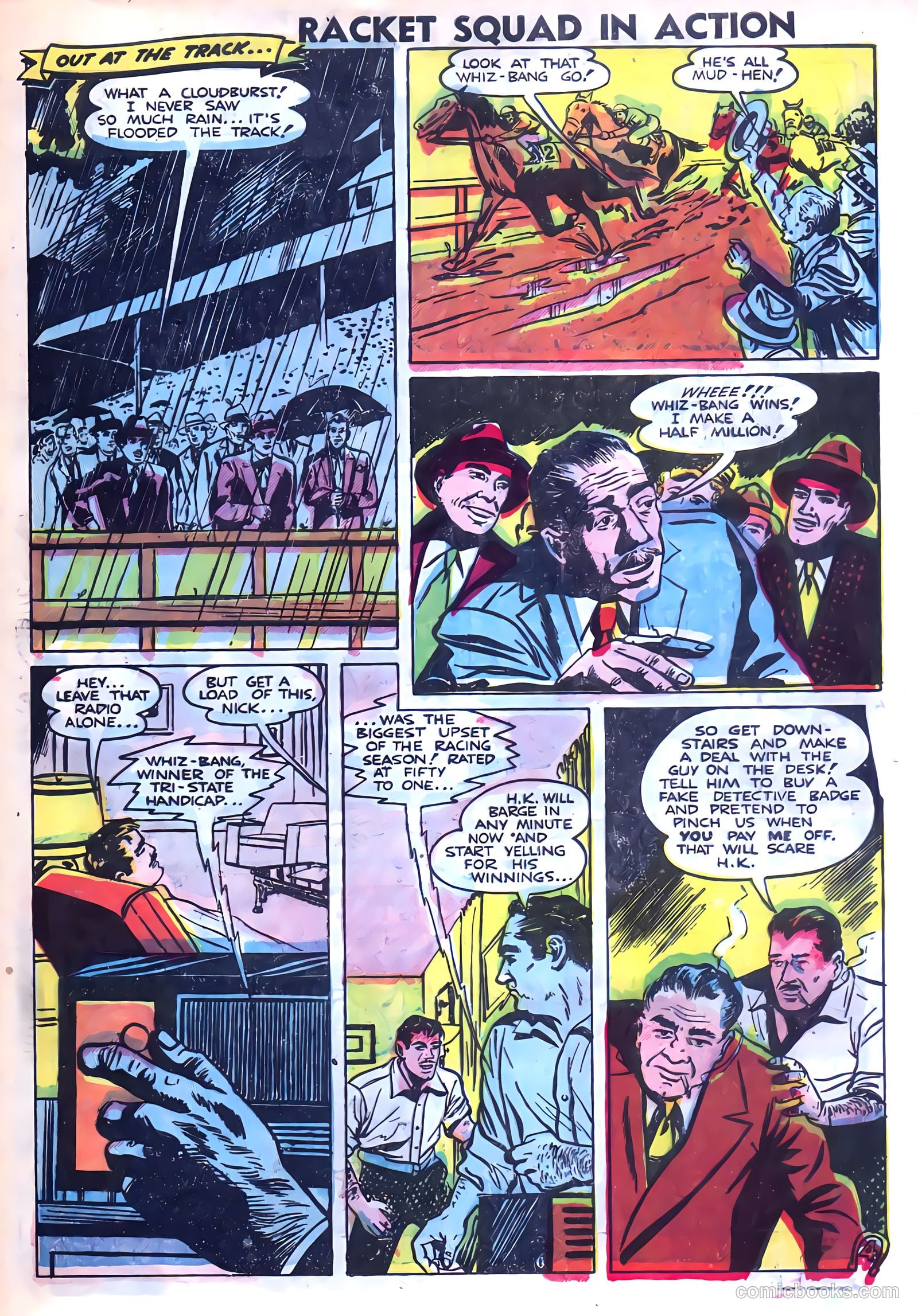 Racket Squad in Action #4 (1952) — page 33 of 36