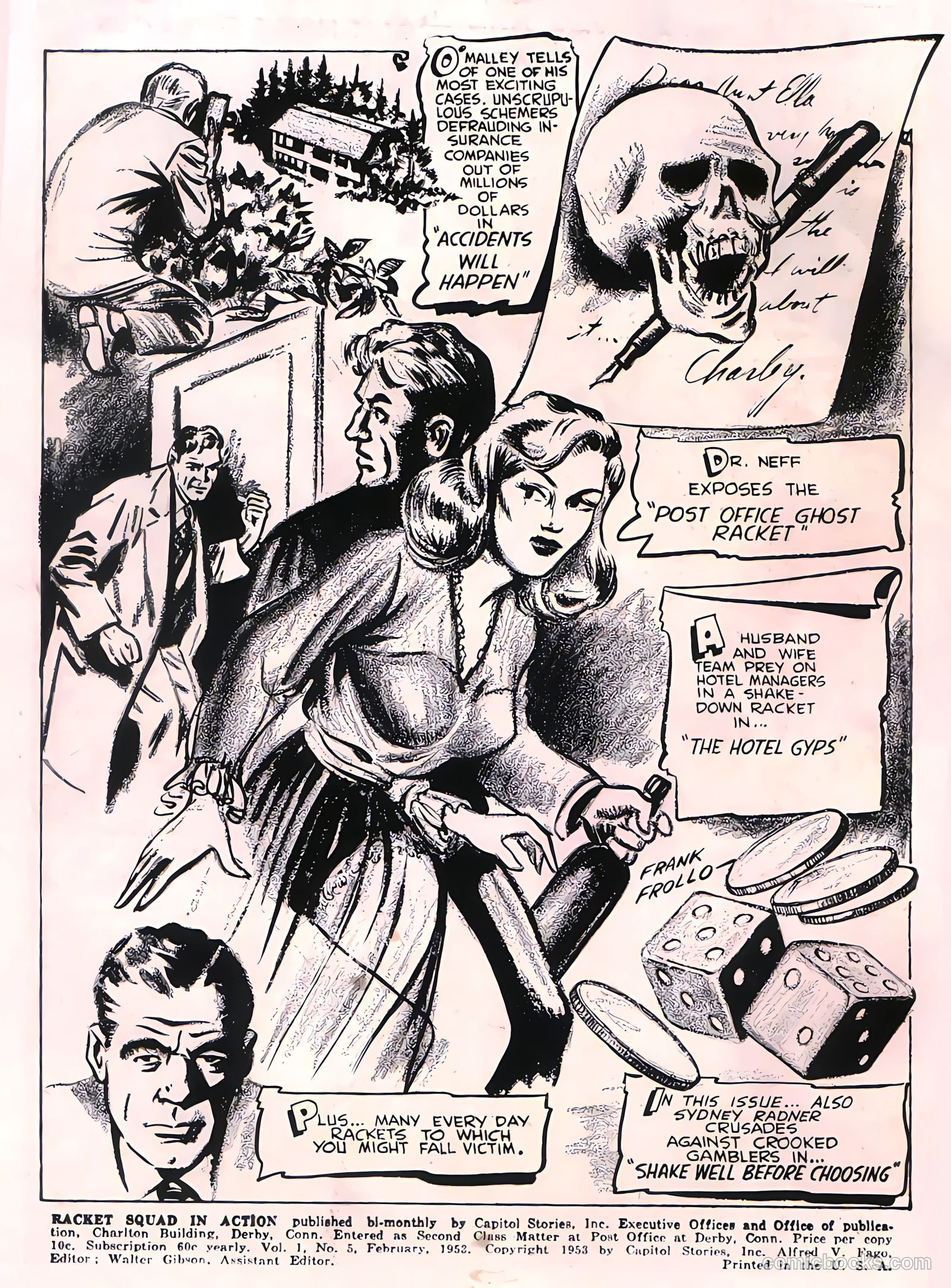Racket Squad in Action #5 (1953) — page 2 of 36
