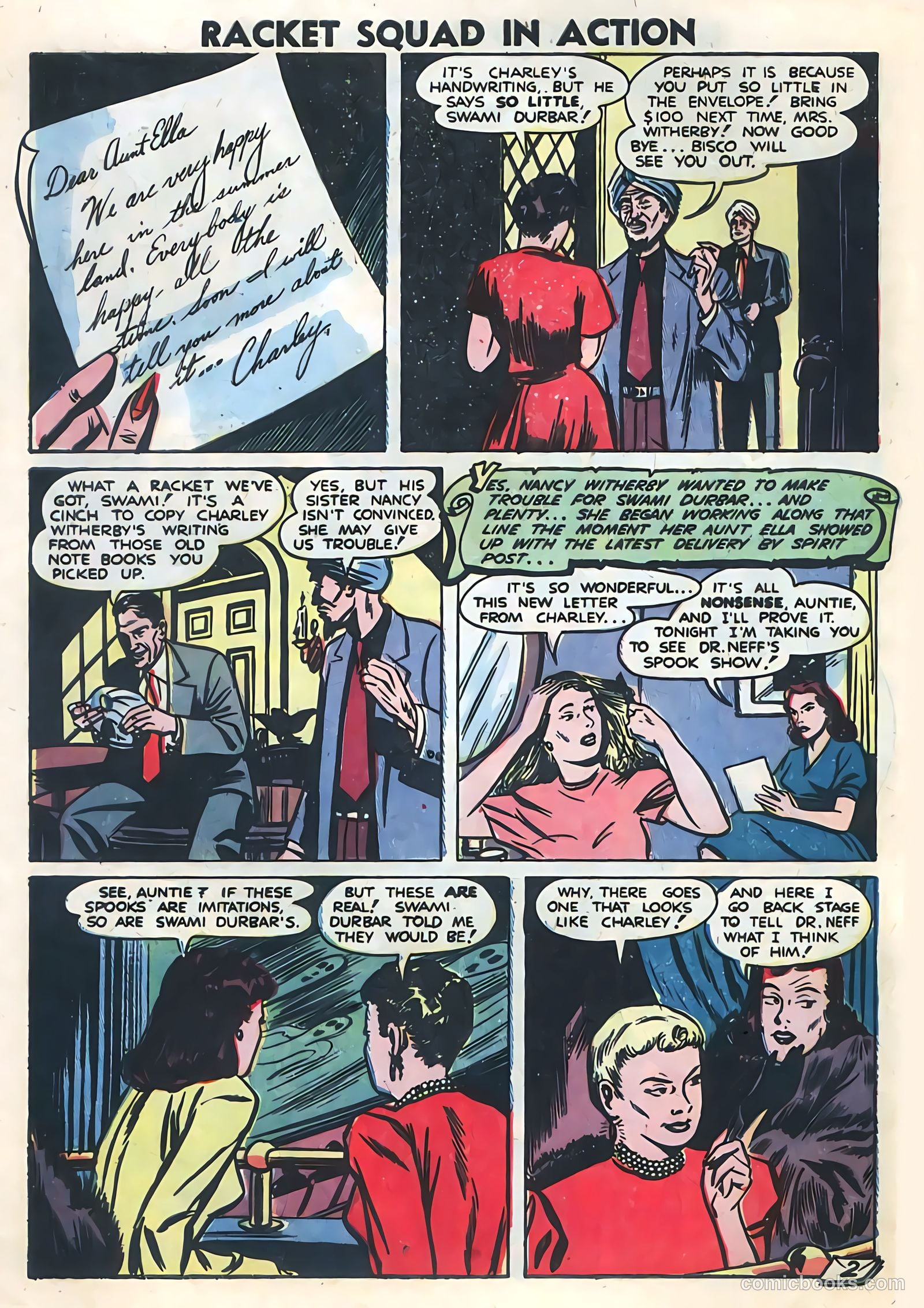 Racket Squad in Action #5 (1953) — page 4 of 36