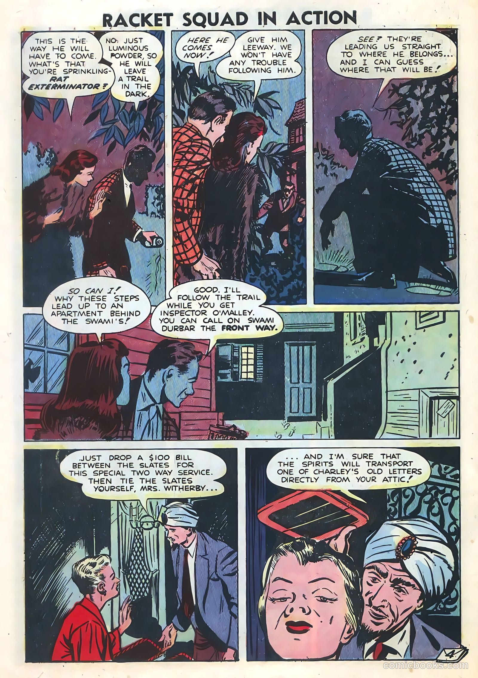 Racket Squad in Action #5 (1953) — page 6 of 36
