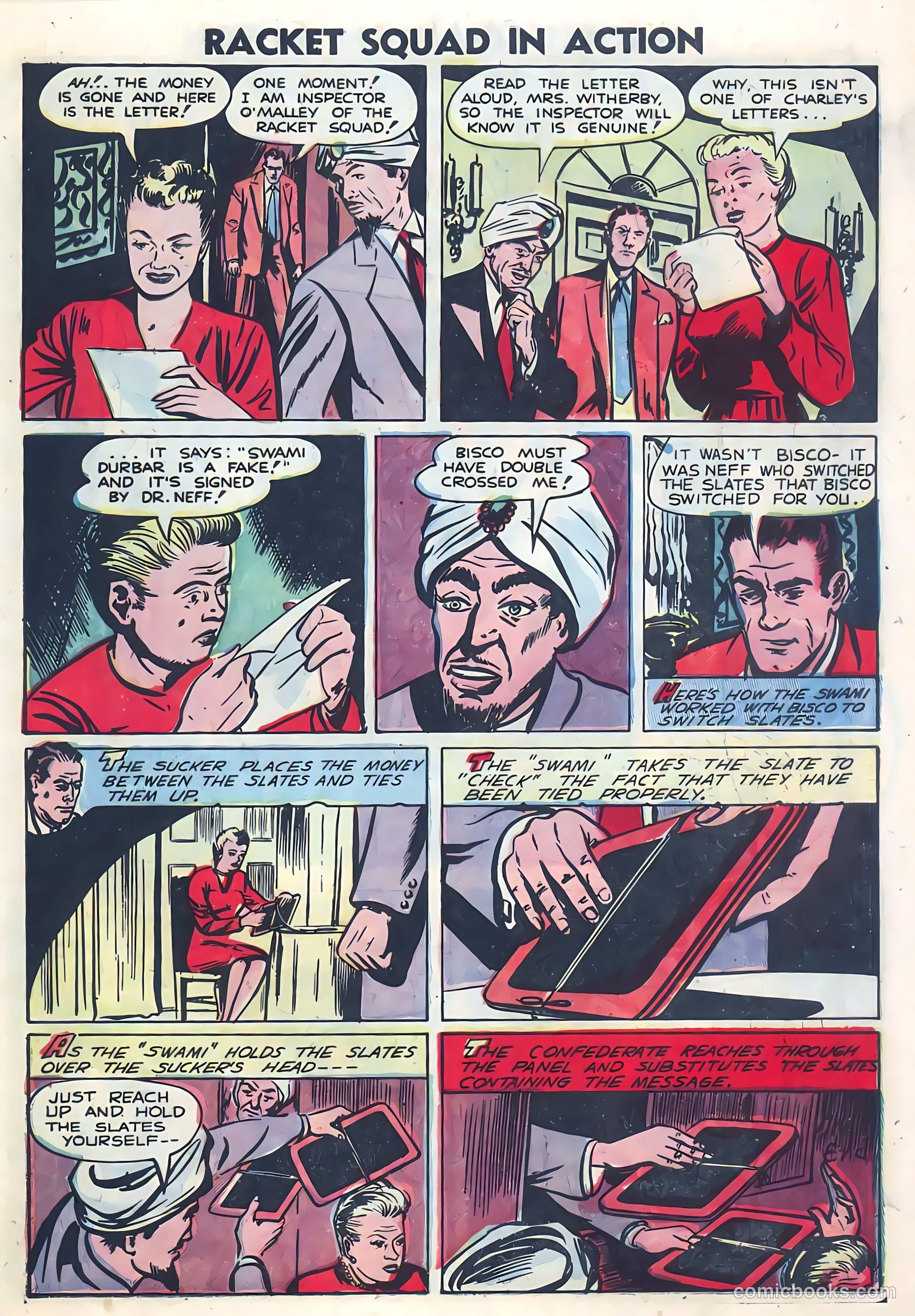 Racket Squad in Action #5 (1953) — page 7 of 36