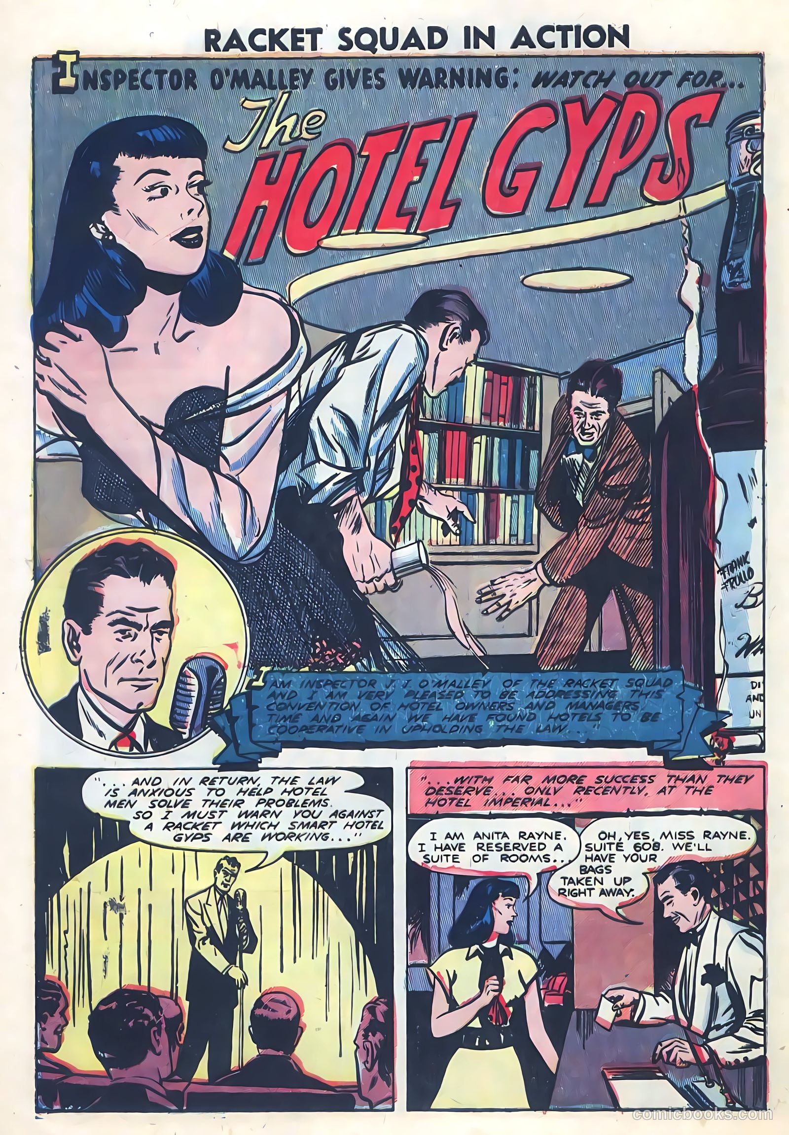 Racket Squad in Action #5 (1953) — page 8 of 36