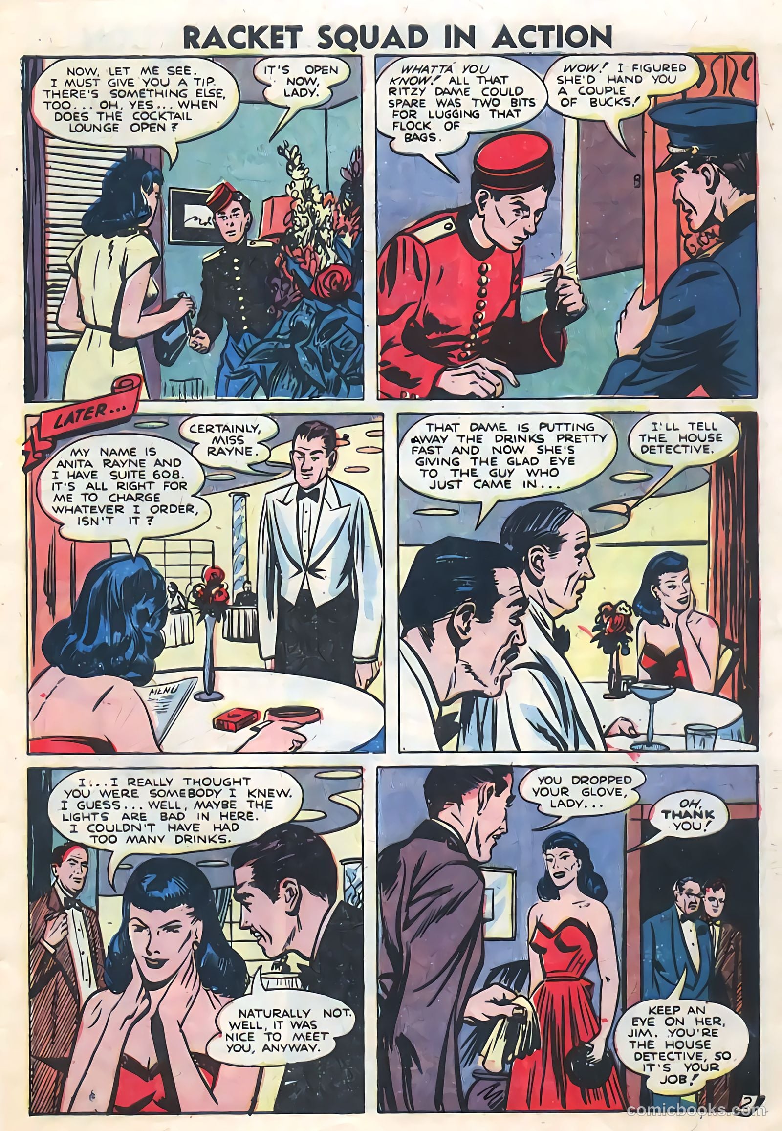 Racket Squad in Action #5 (1953) — page 9 of 36