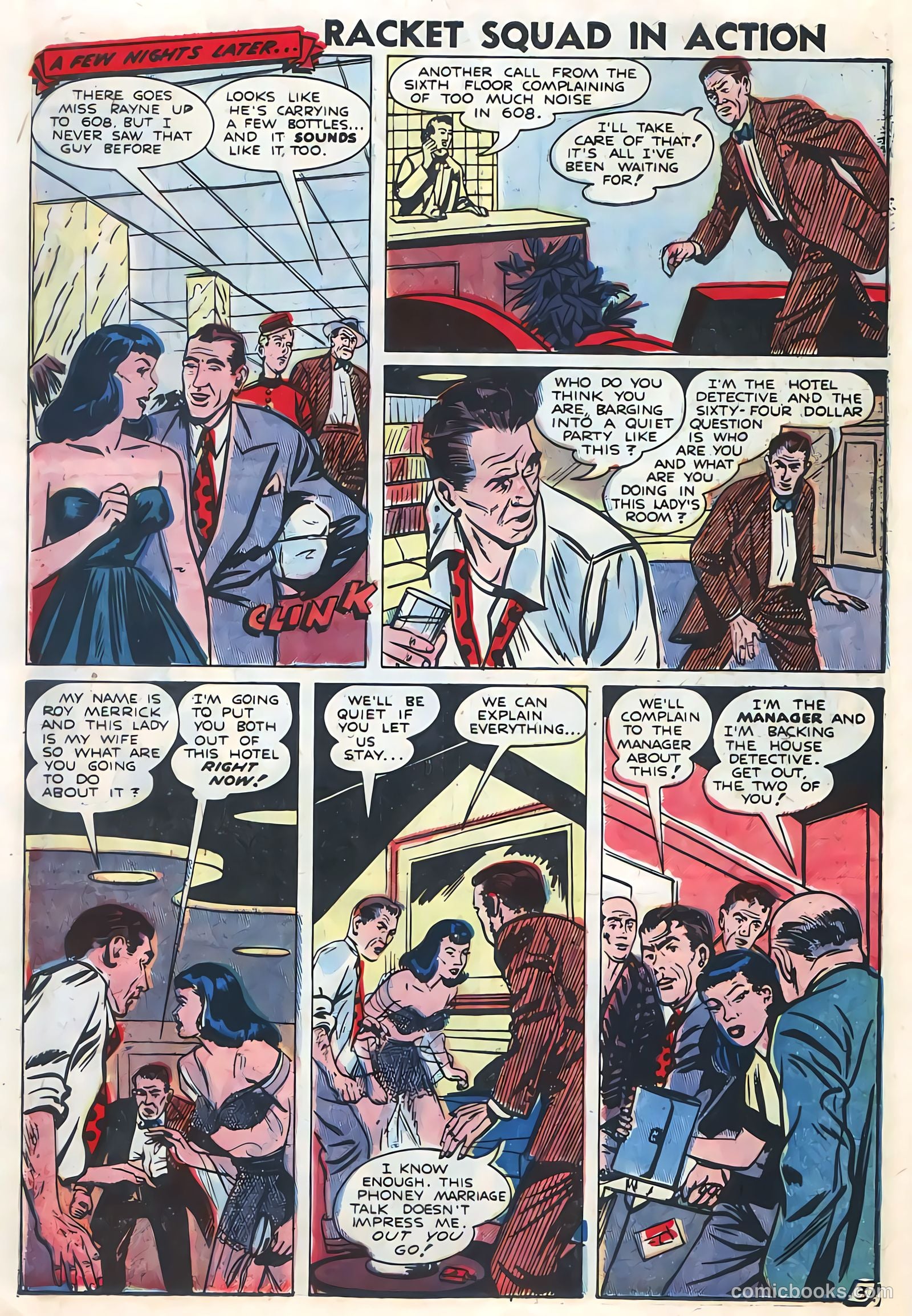 Racket Squad in Action #5 (1953) — page 10 of 36