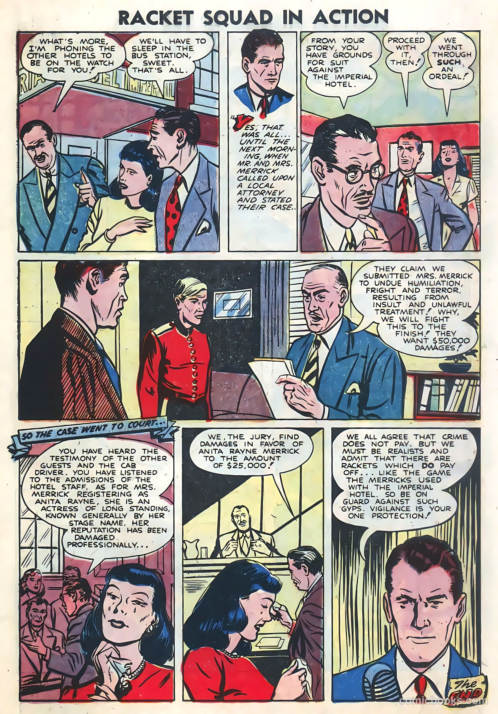 Racket Squad in Action #5 (1953) — page 11 of 36