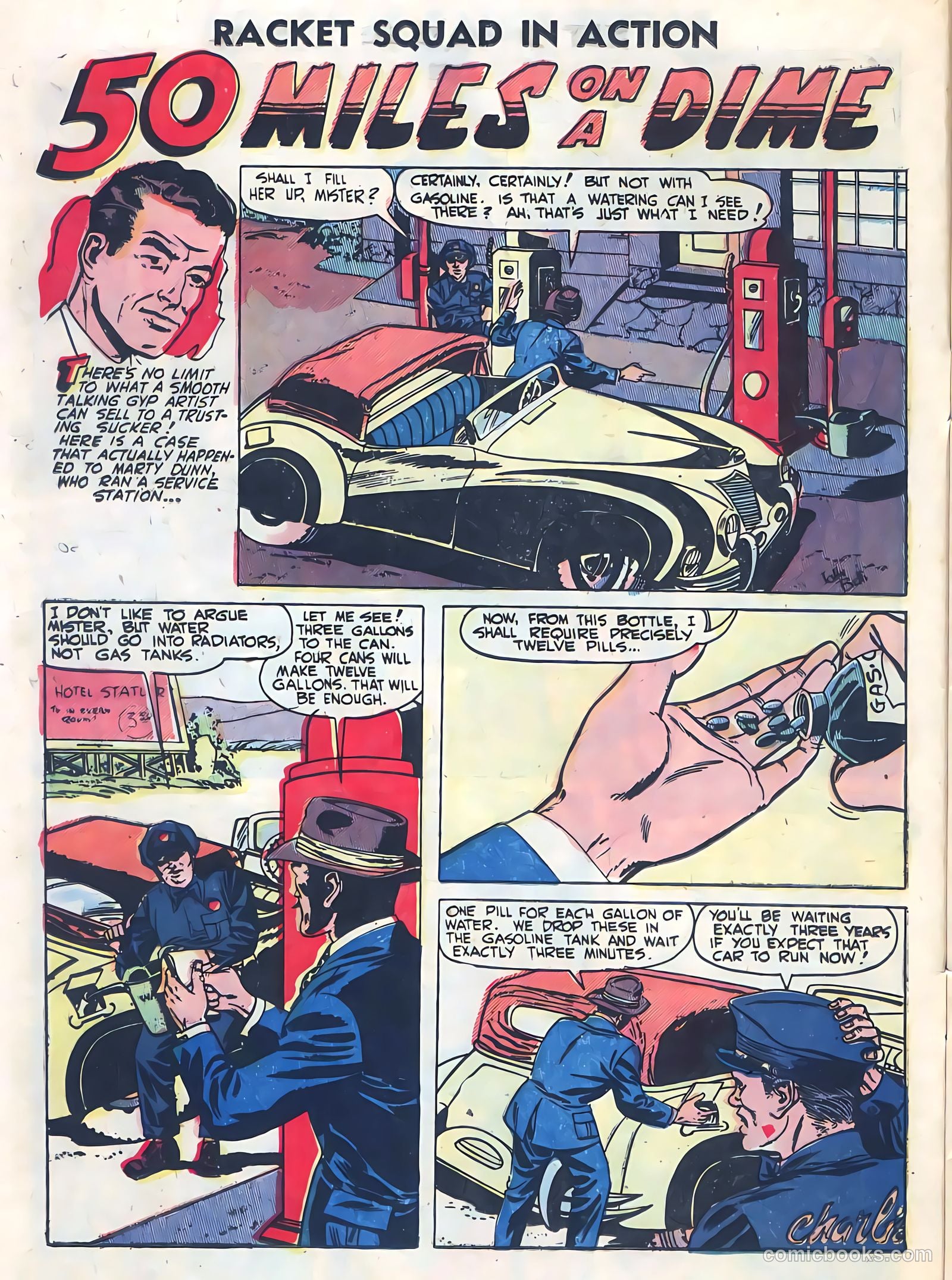 Racket Squad in Action #5 (1953) — page 12 of 36
