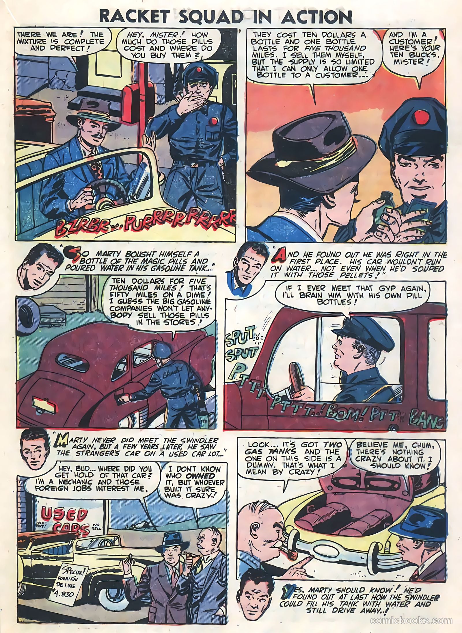 Racket Squad in Action #5 (1953) — page 13 of 36