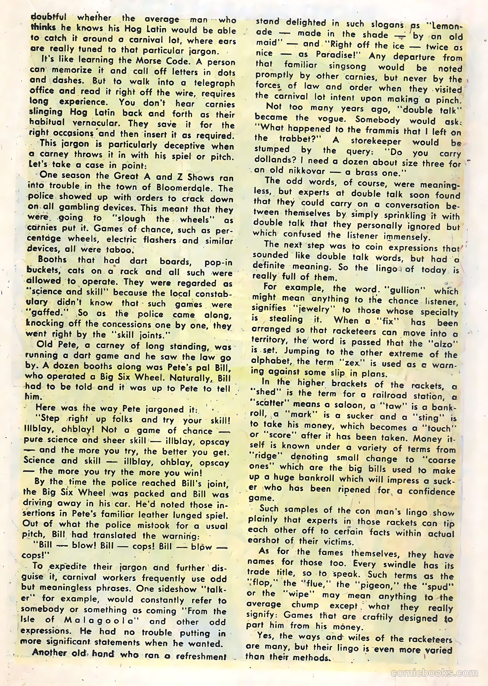 Racket Squad in Action #5 (1953) — page 15 of 36