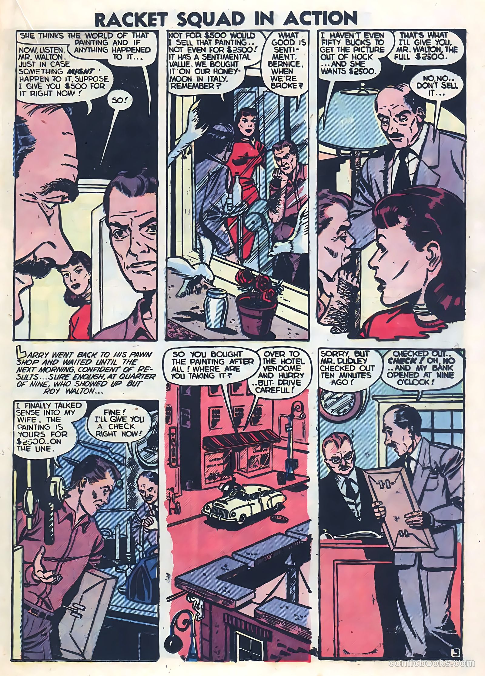 Racket Squad in Action #5 (1953) — page 21 of 36