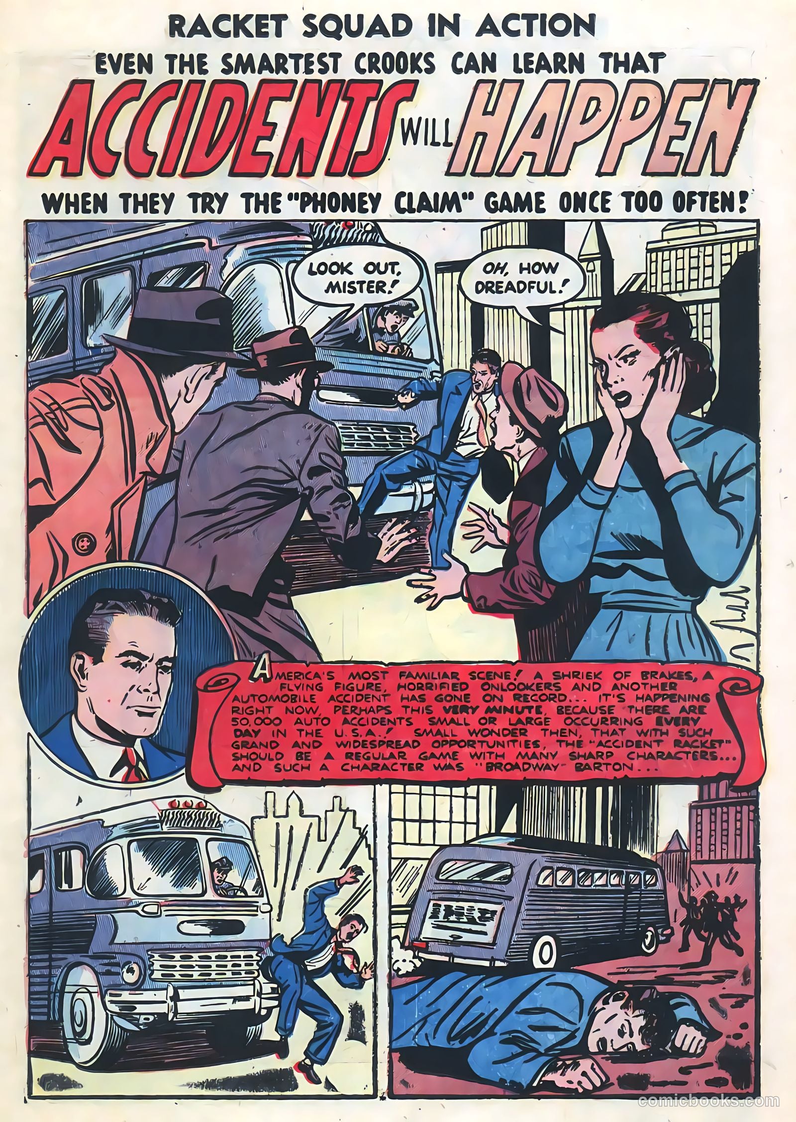 Racket Squad in Action #5 (1953) — page 25 of 36
