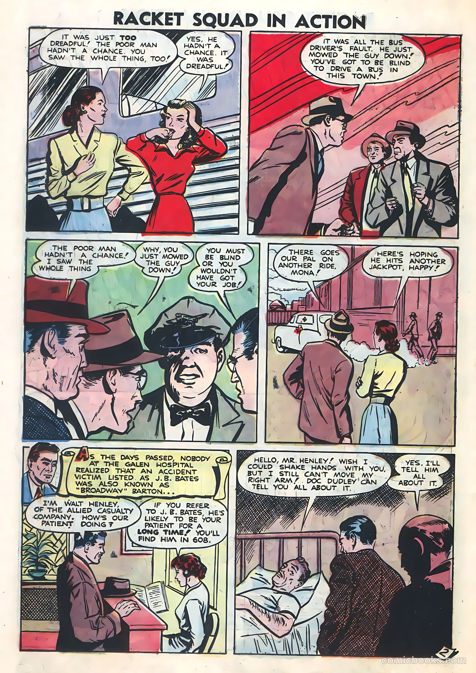 Racket Squad in Action #5 (1953) — page 26 of 36