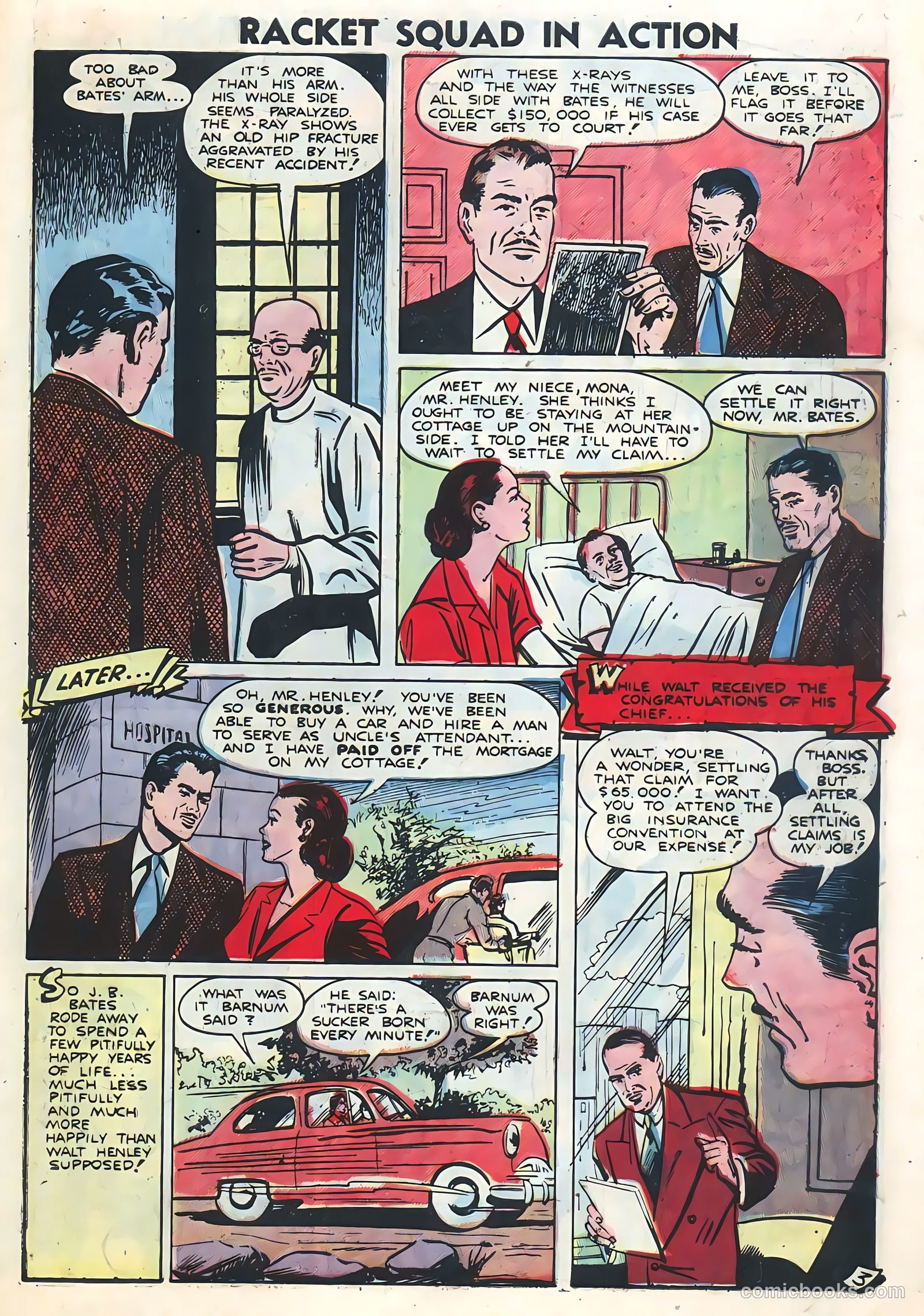 Racket Squad in Action #5 (1953) — page 27 of 36