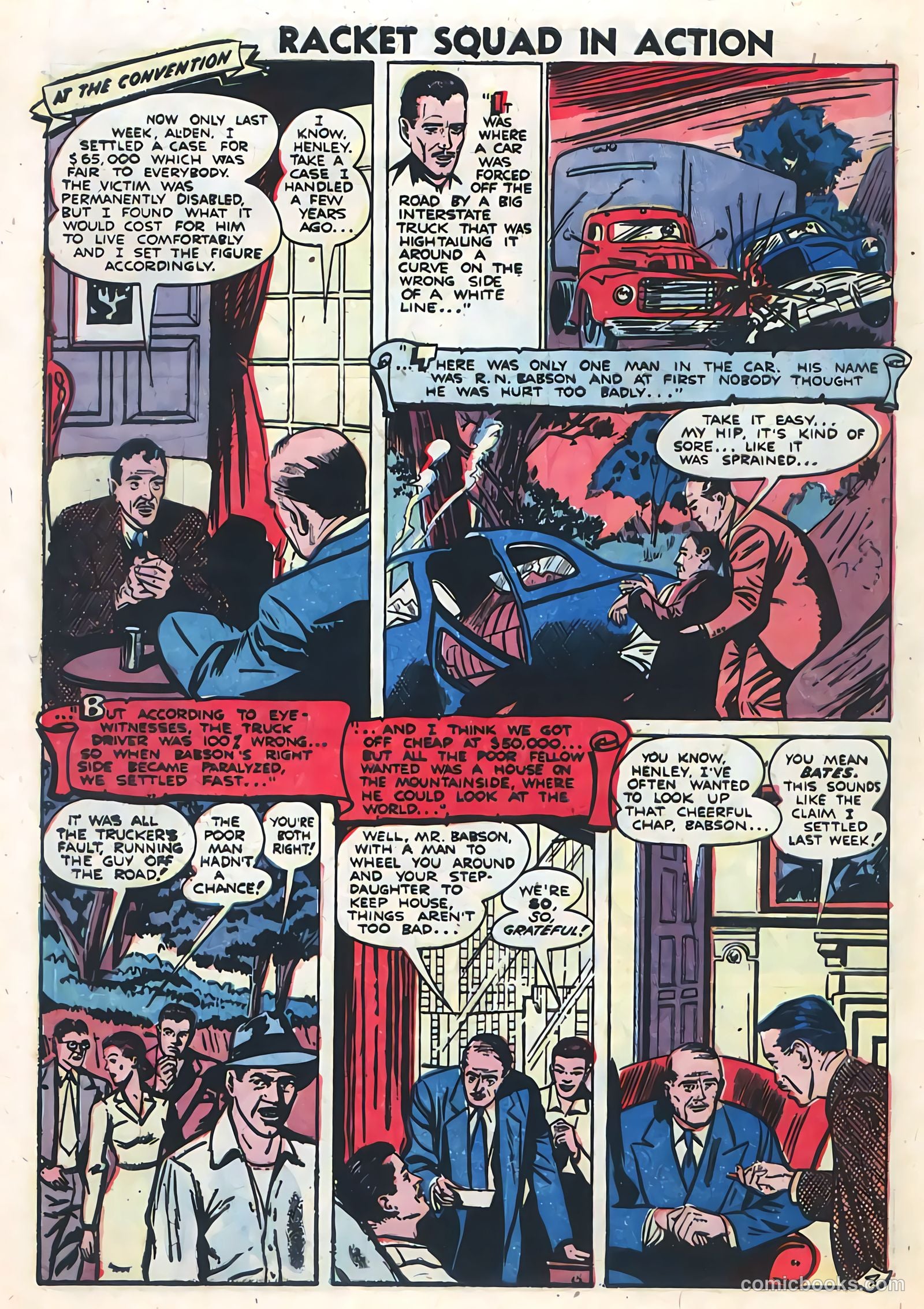 Racket Squad in Action #5 (1953) — page 28 of 36