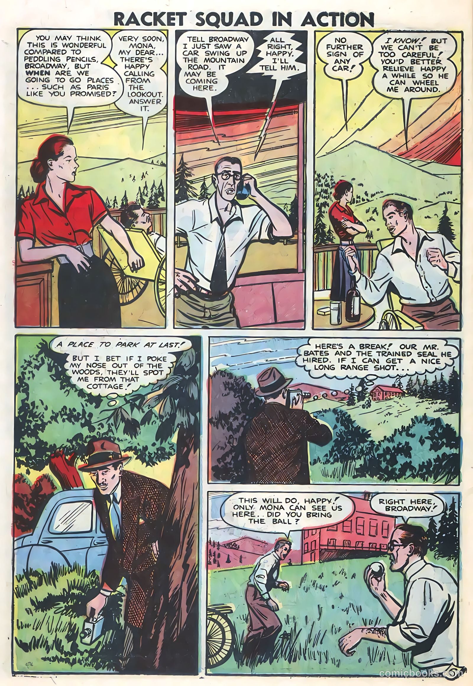 Racket Squad in Action #5 (1953) — page 30 of 36