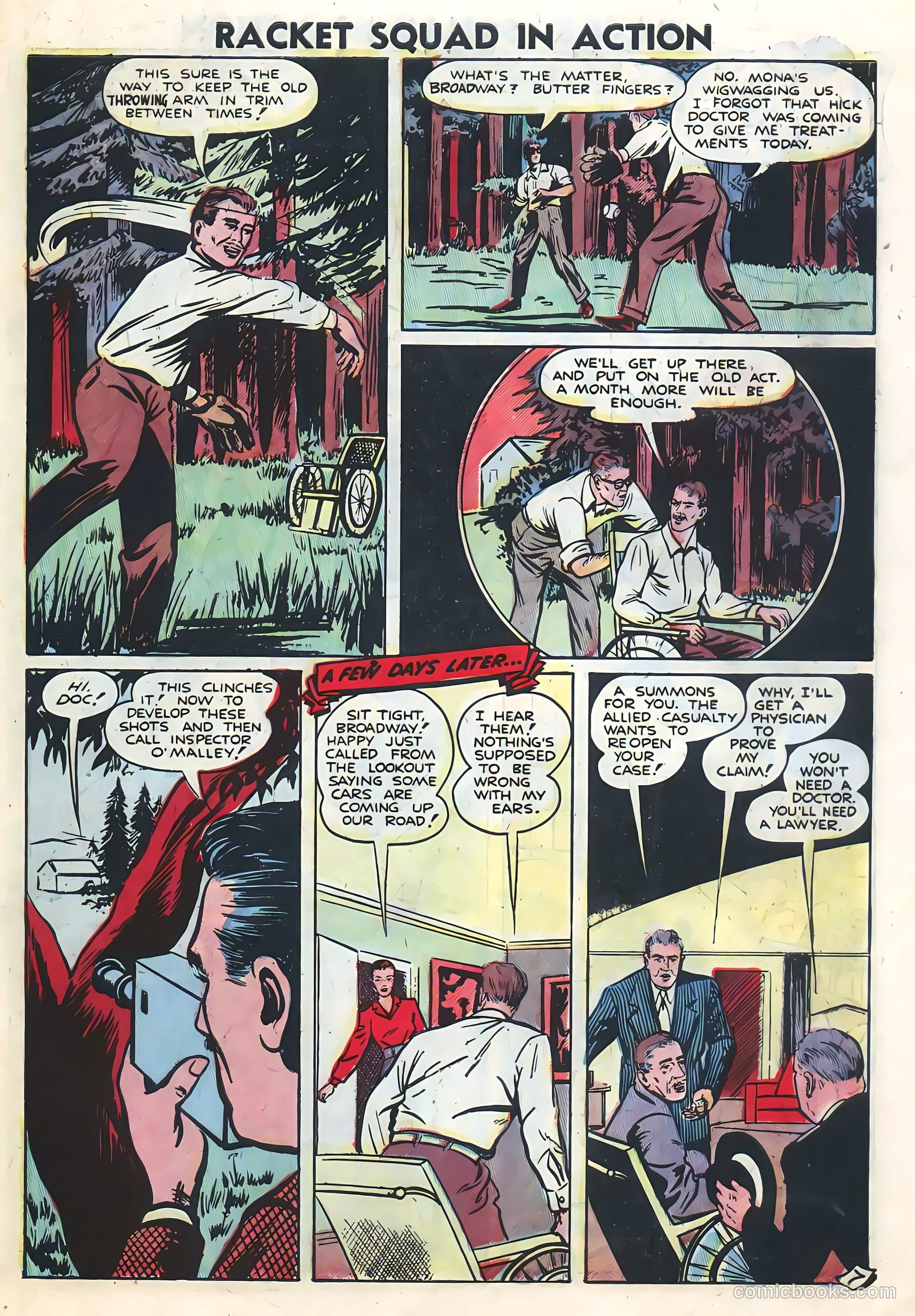Racket Squad in Action #5 (1953) — page 31 of 36