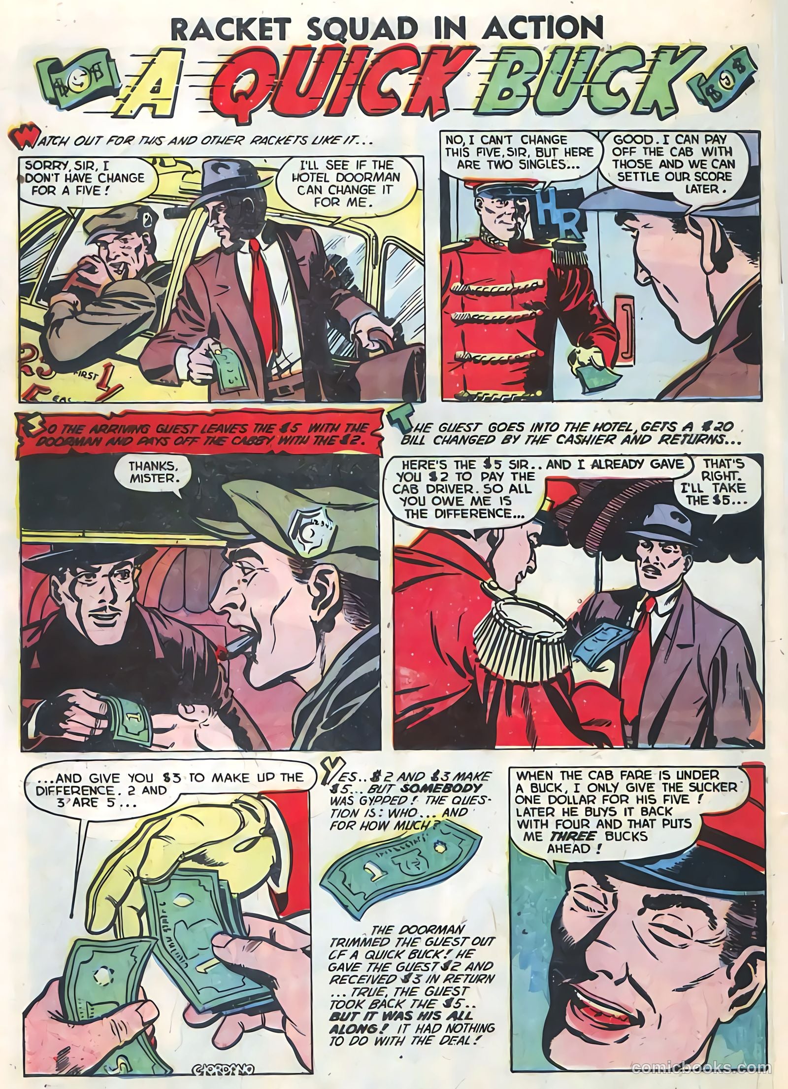 Racket Squad in Action #5 (1953) — page 34 of 36