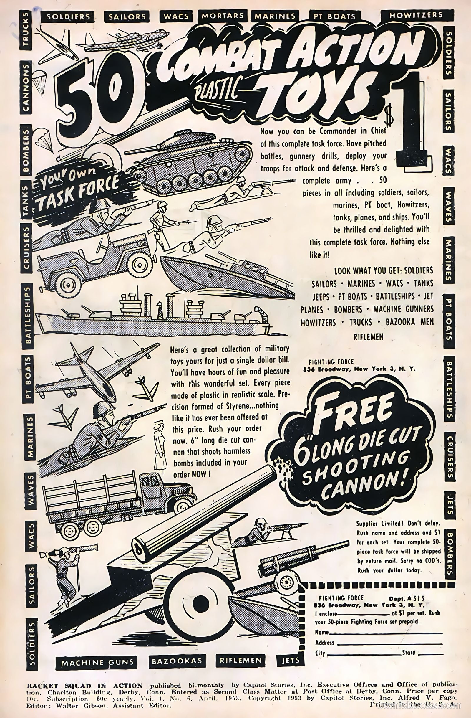 Racket Squad in Action #6 (1953) — page 2 of 35