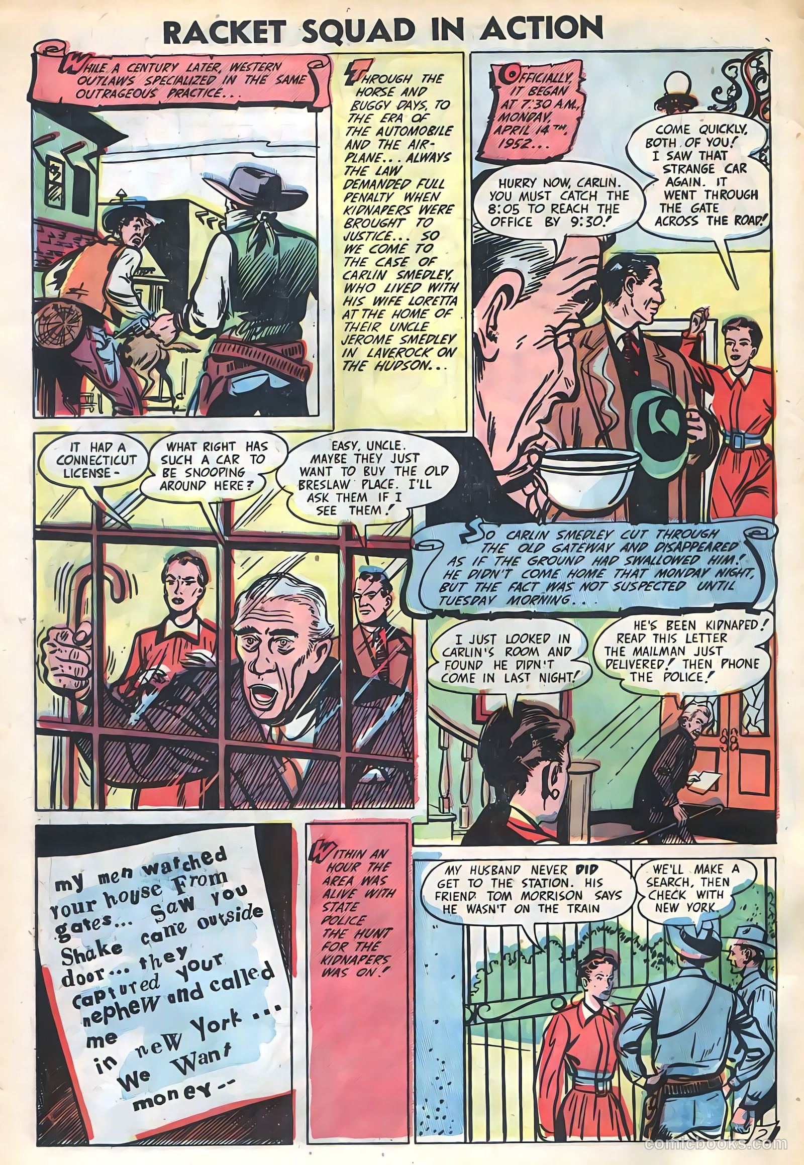 Racket Squad in Action #6 (1953) — page 4 of 35