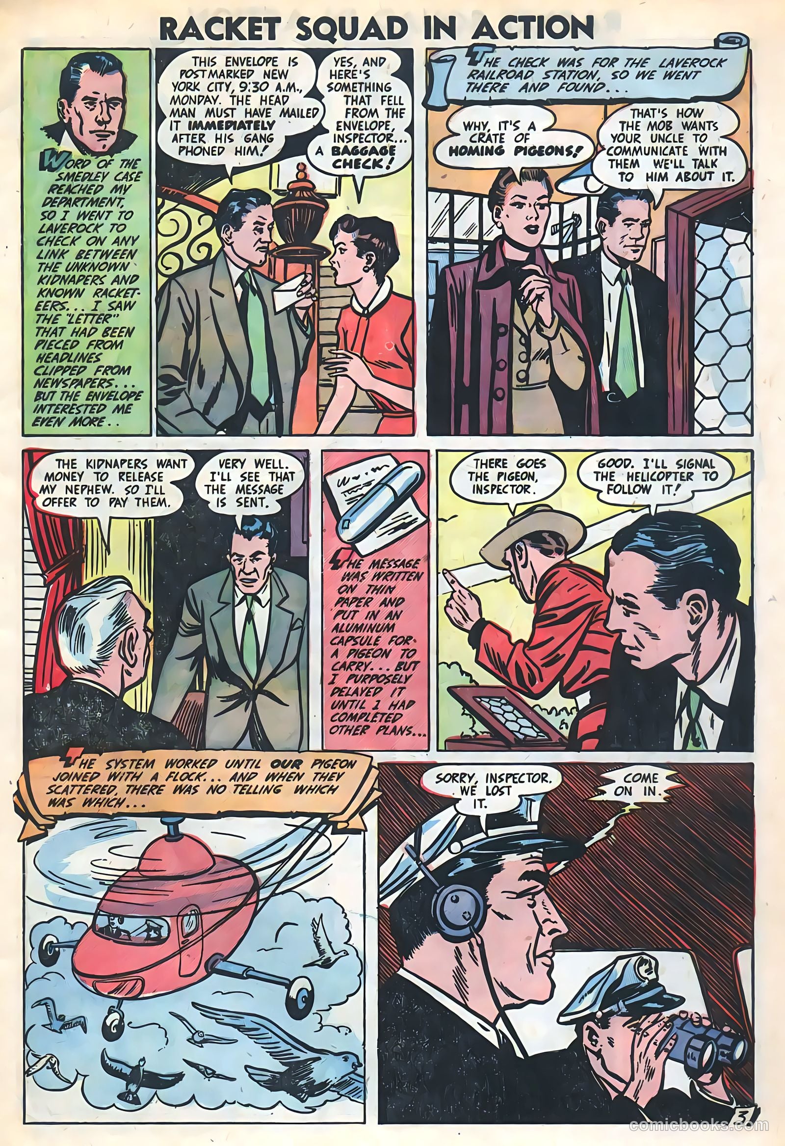 Racket Squad in Action #6 (1953) — page 5 of 35