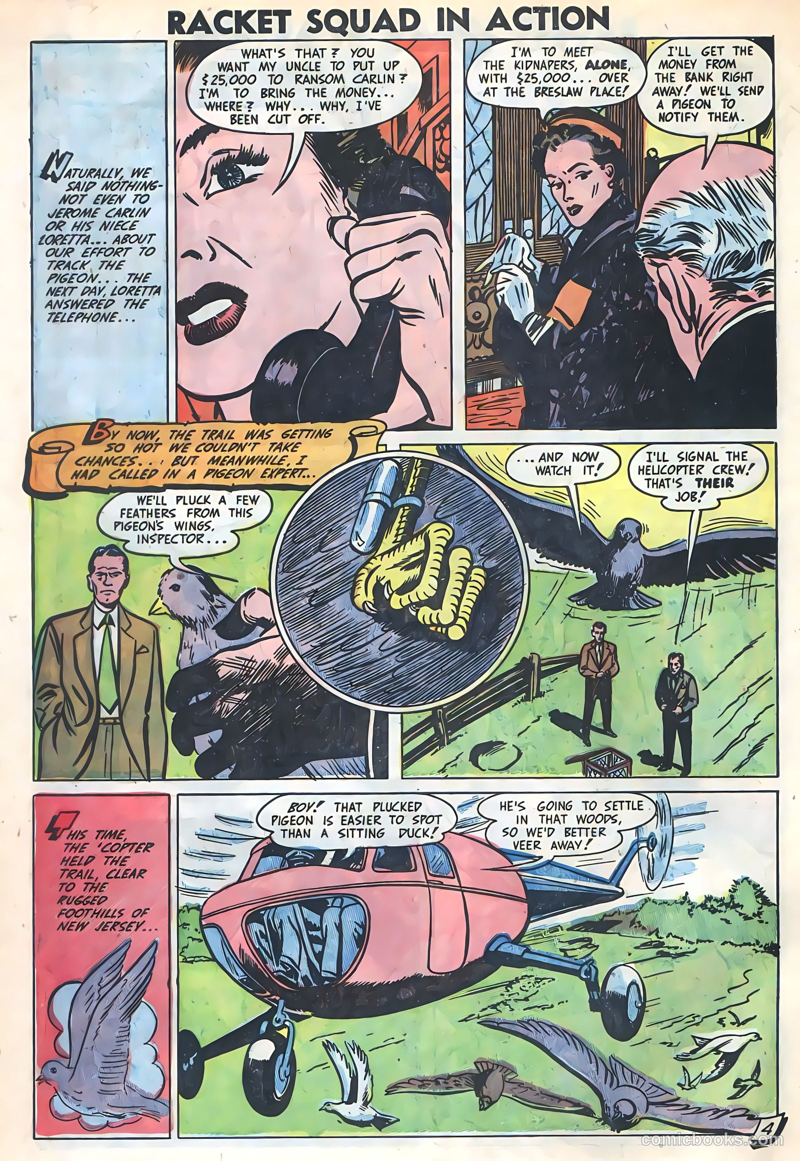 Racket Squad in Action #6 (1953) — page 6 of 35