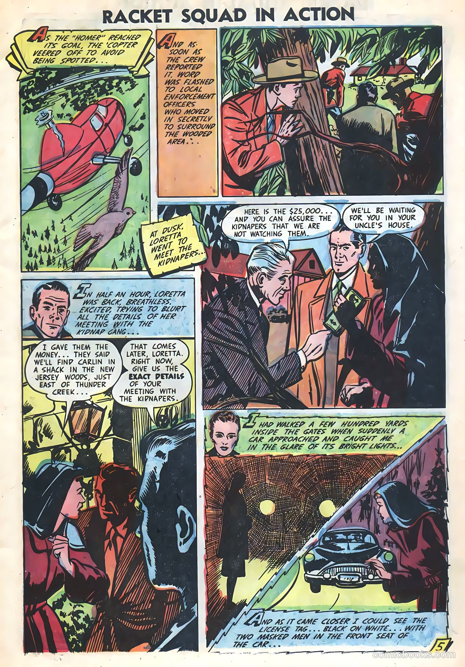 Racket Squad in Action #6 (1953) — page 7 of 35