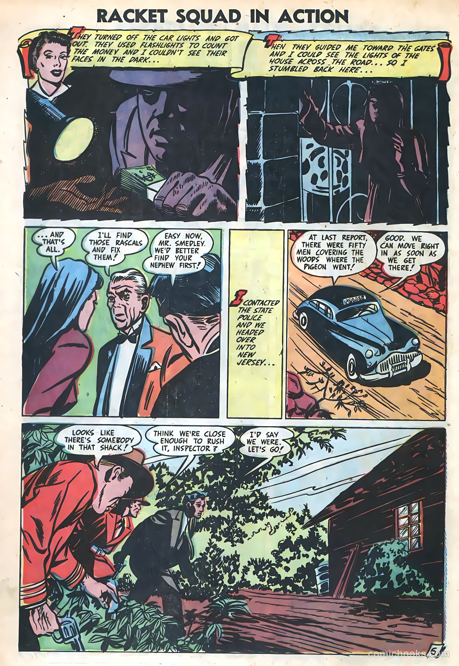 Racket Squad in Action #6 (1953) — page 8 of 35