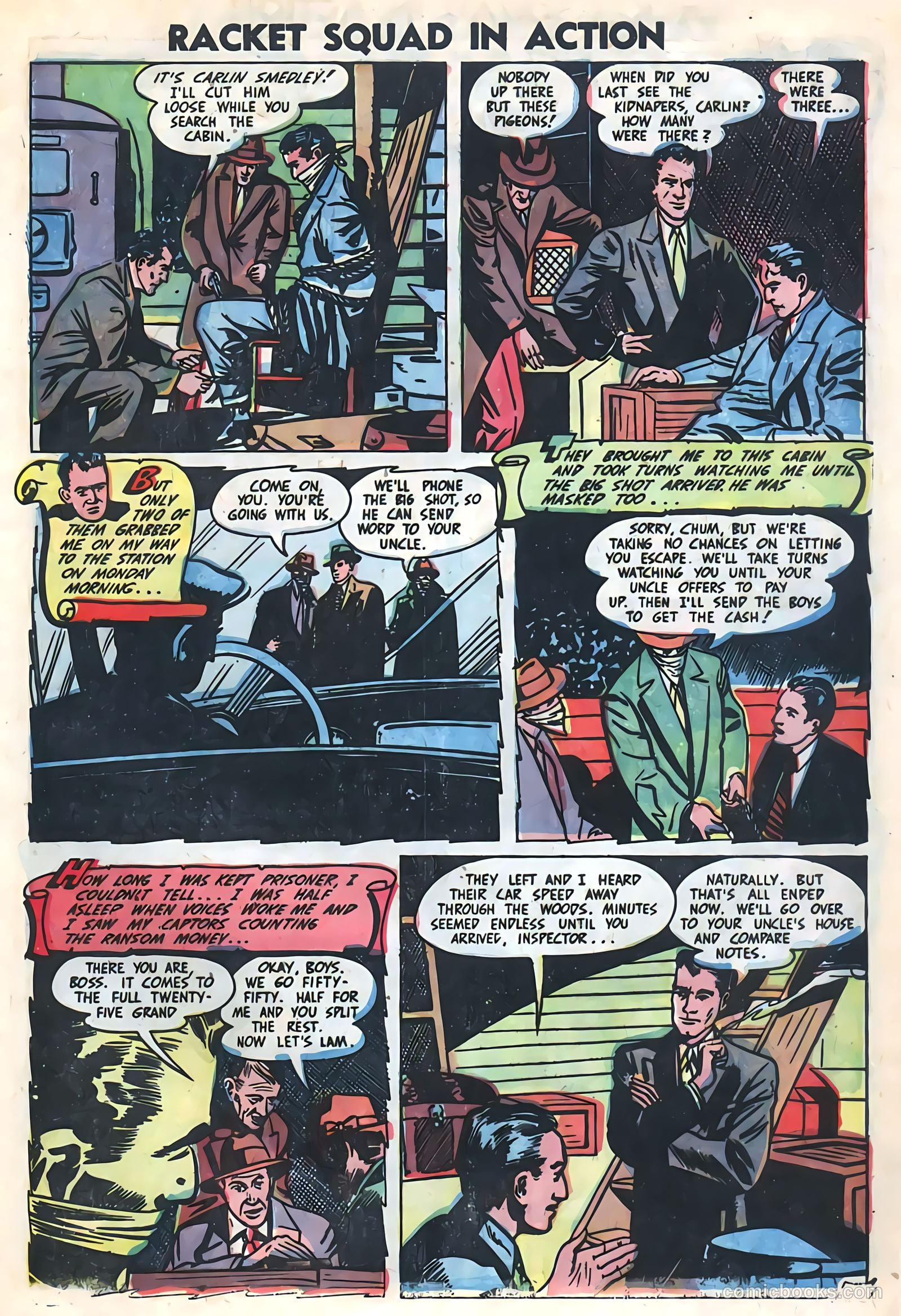 Racket Squad in Action #6 (1953) — page 9 of 35