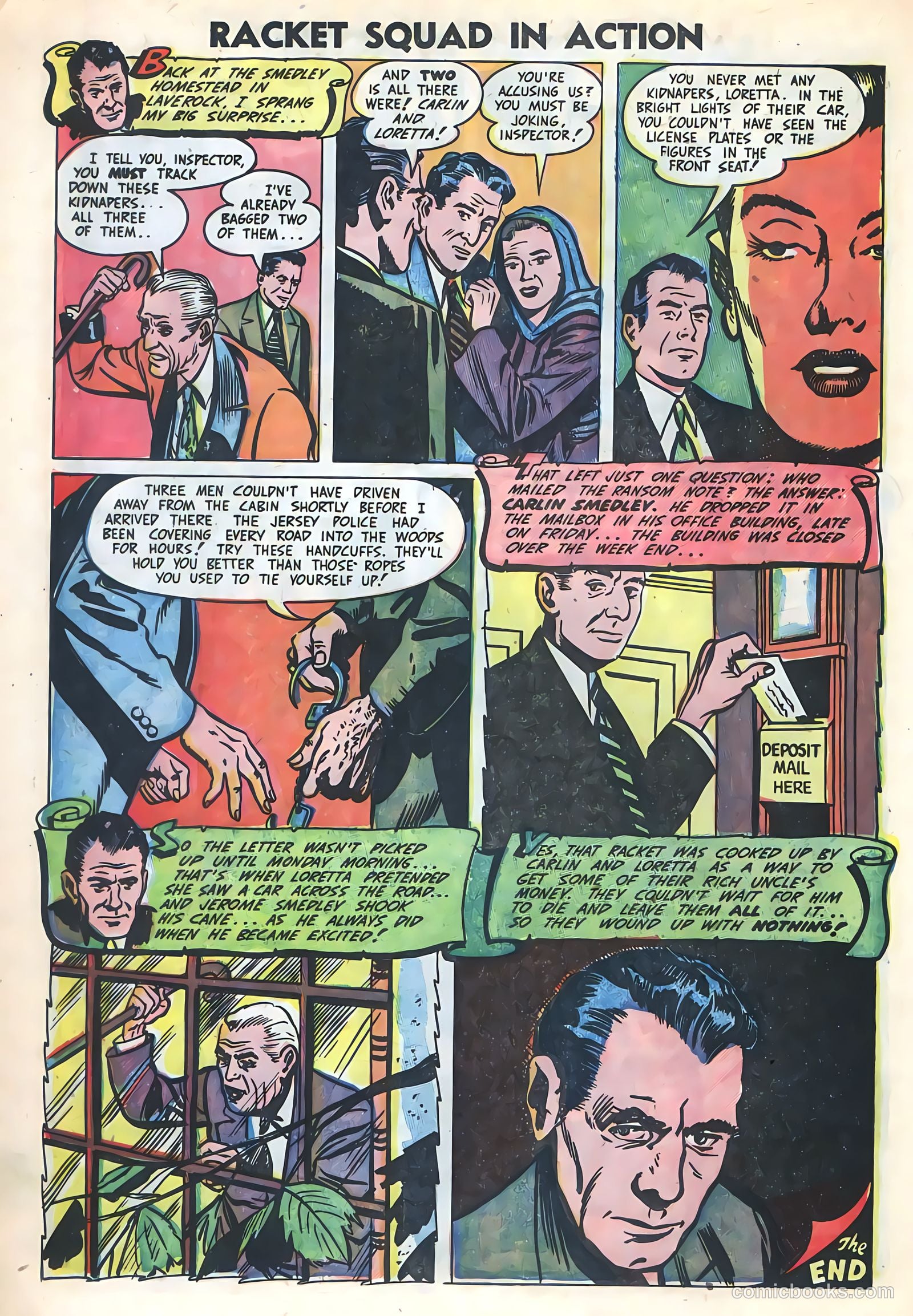 Racket Squad in Action #6 (1953) — page 10 of 35