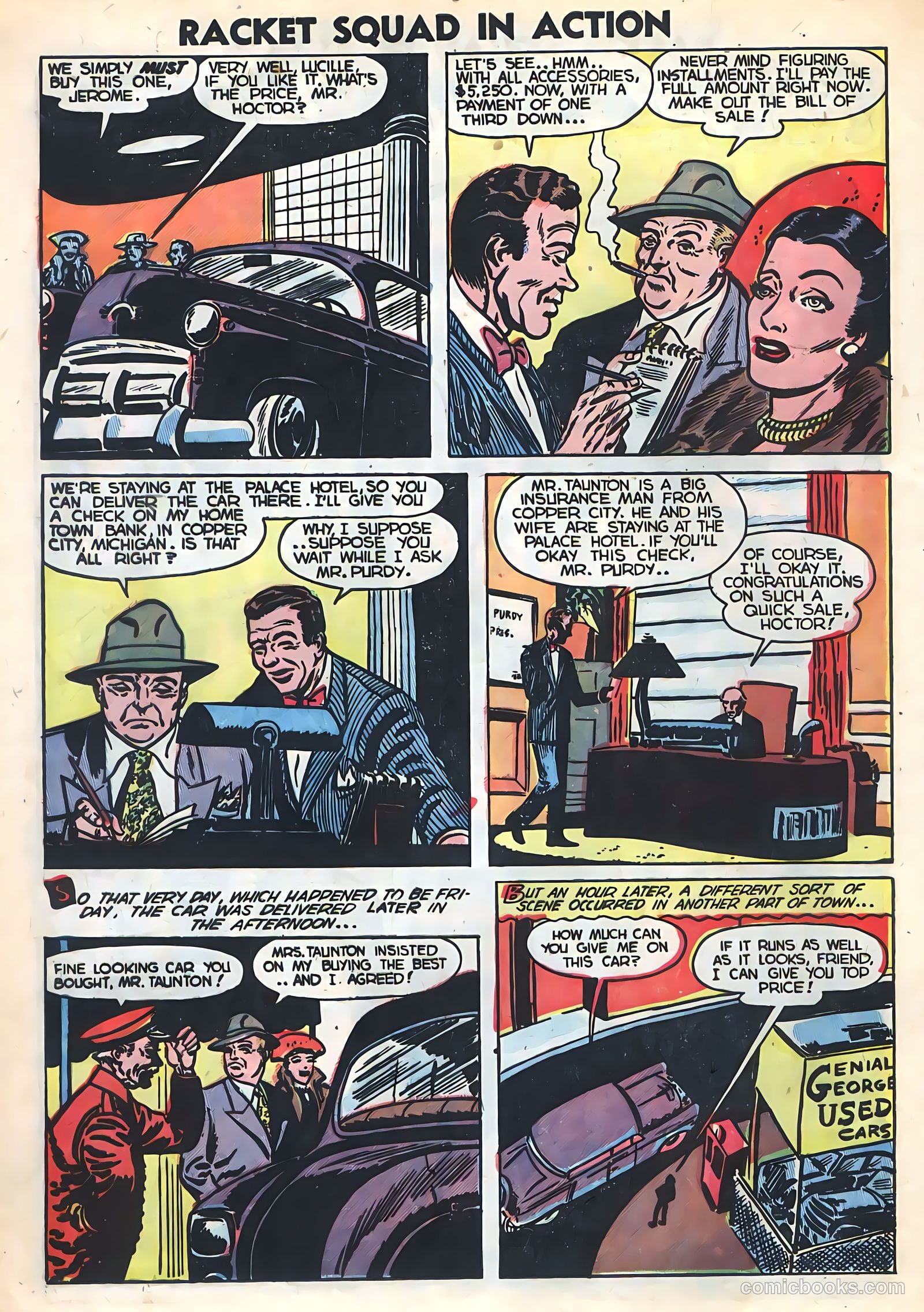 Racket Squad in Action #6 (1953) — page 12 of 35