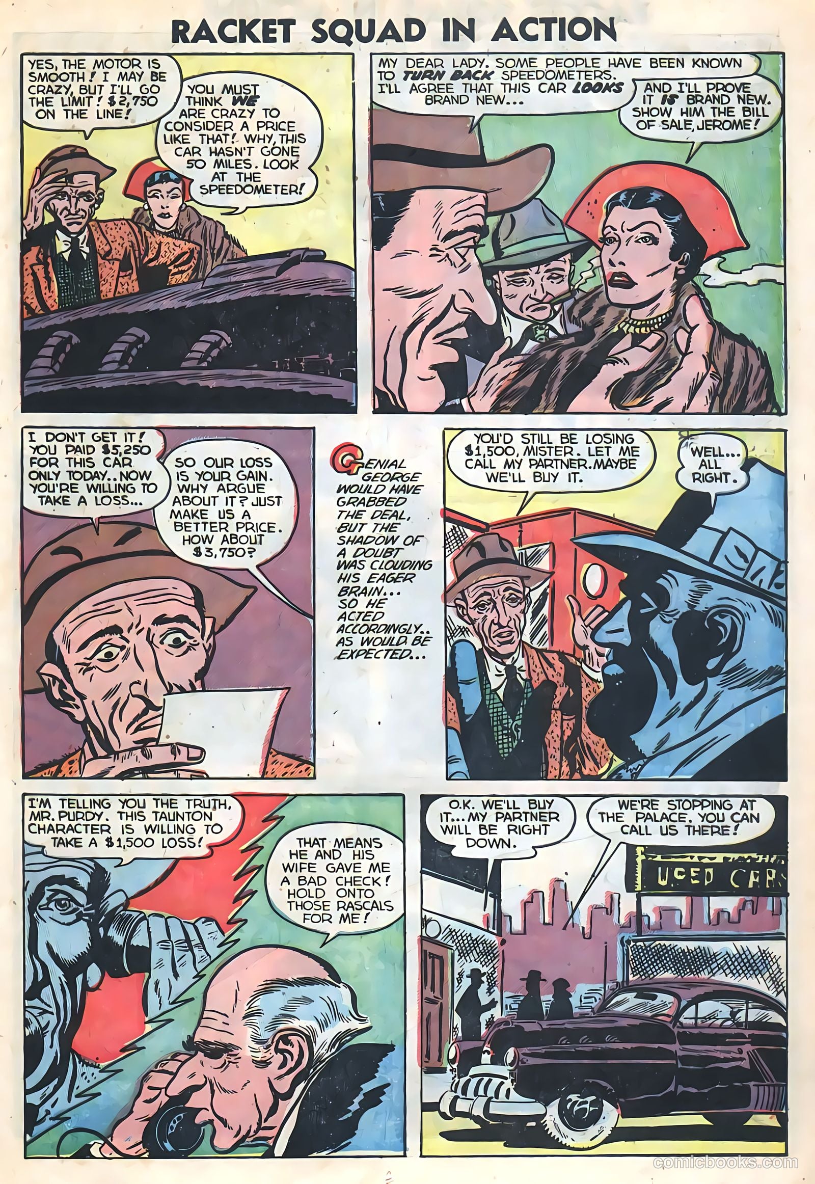 Racket Squad in Action #6 (1953) — page 13 of 35