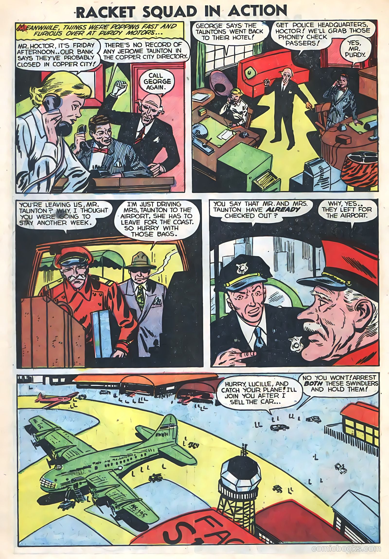Racket Squad in Action #6 (1953) — page 14 of 35