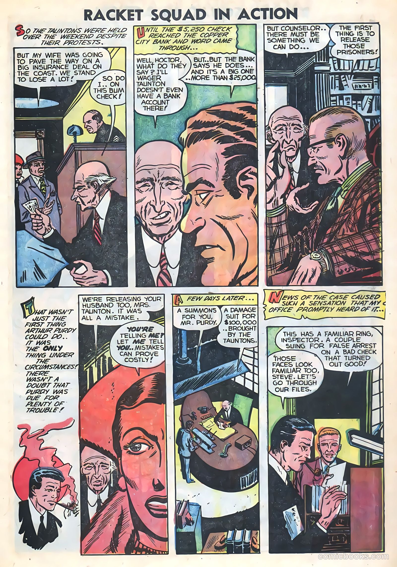 Racket Squad in Action #6 (1953) — page 15 of 35