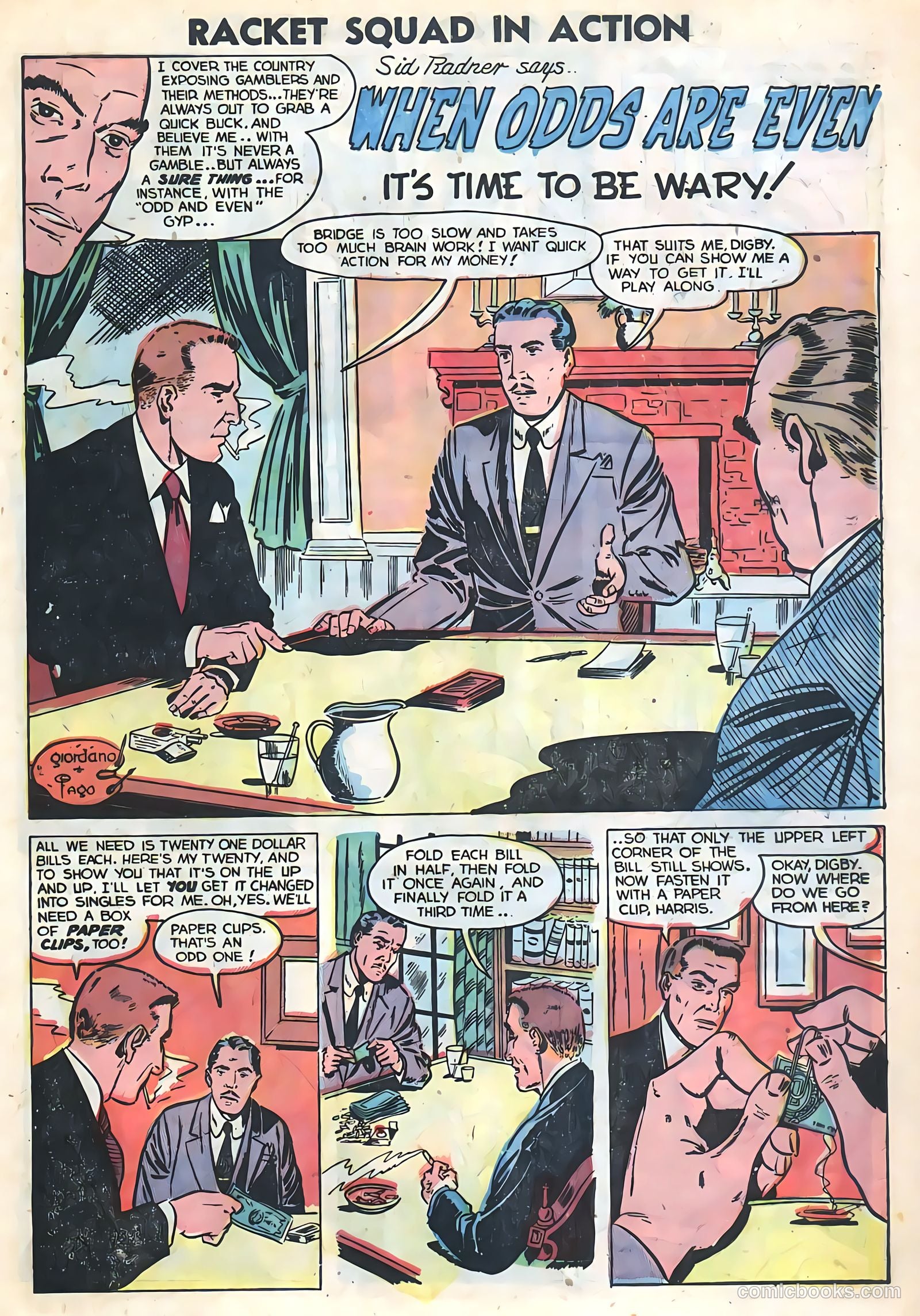 Racket Squad in Action #6 (1953) — page 17 of 35