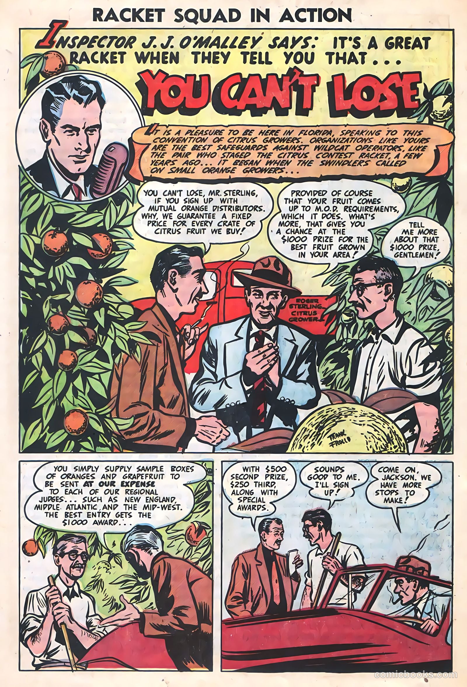 Racket Squad in Action #6 (1953) — page 22 of 35