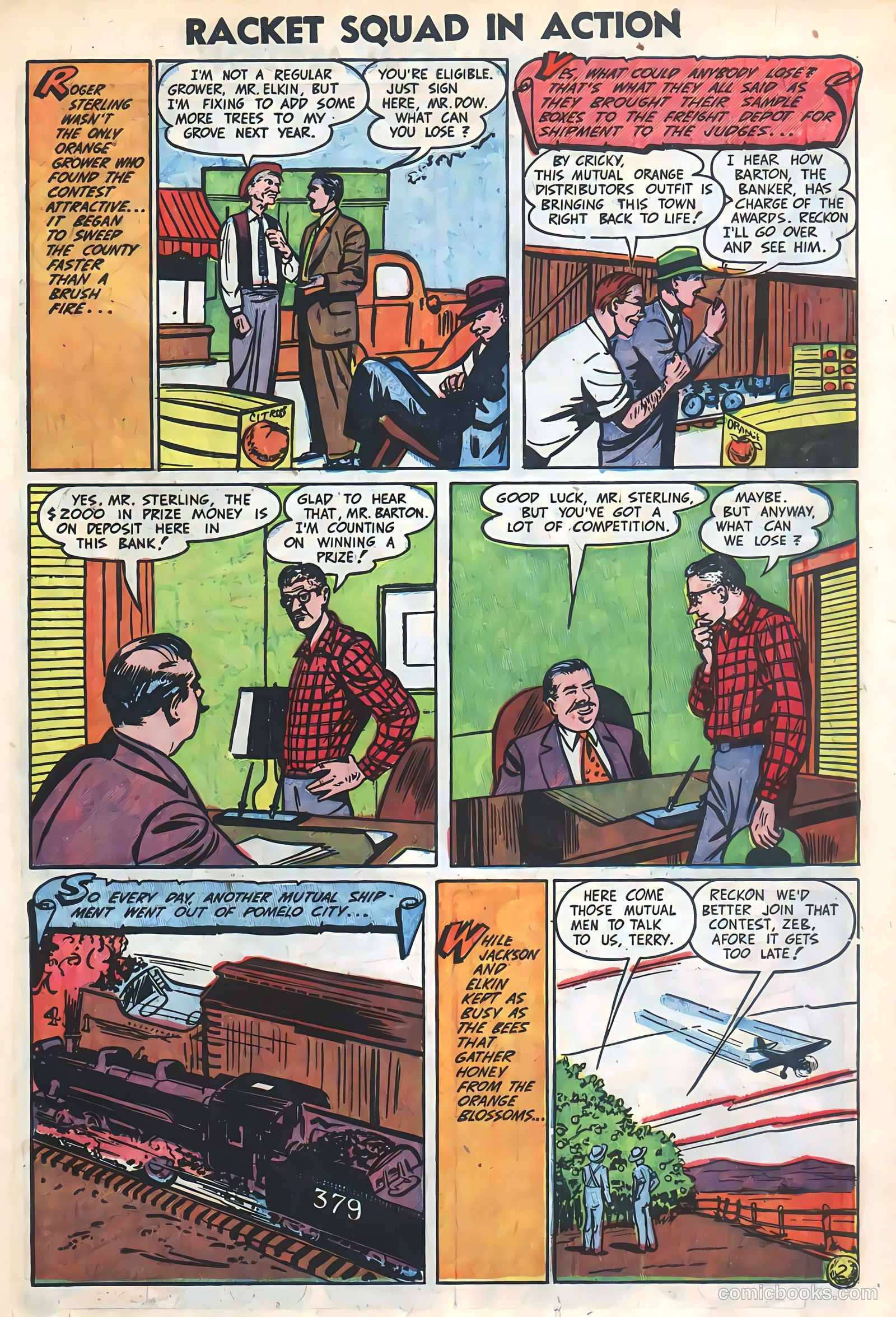 Racket Squad in Action #6 (1953) — page 23 of 35
