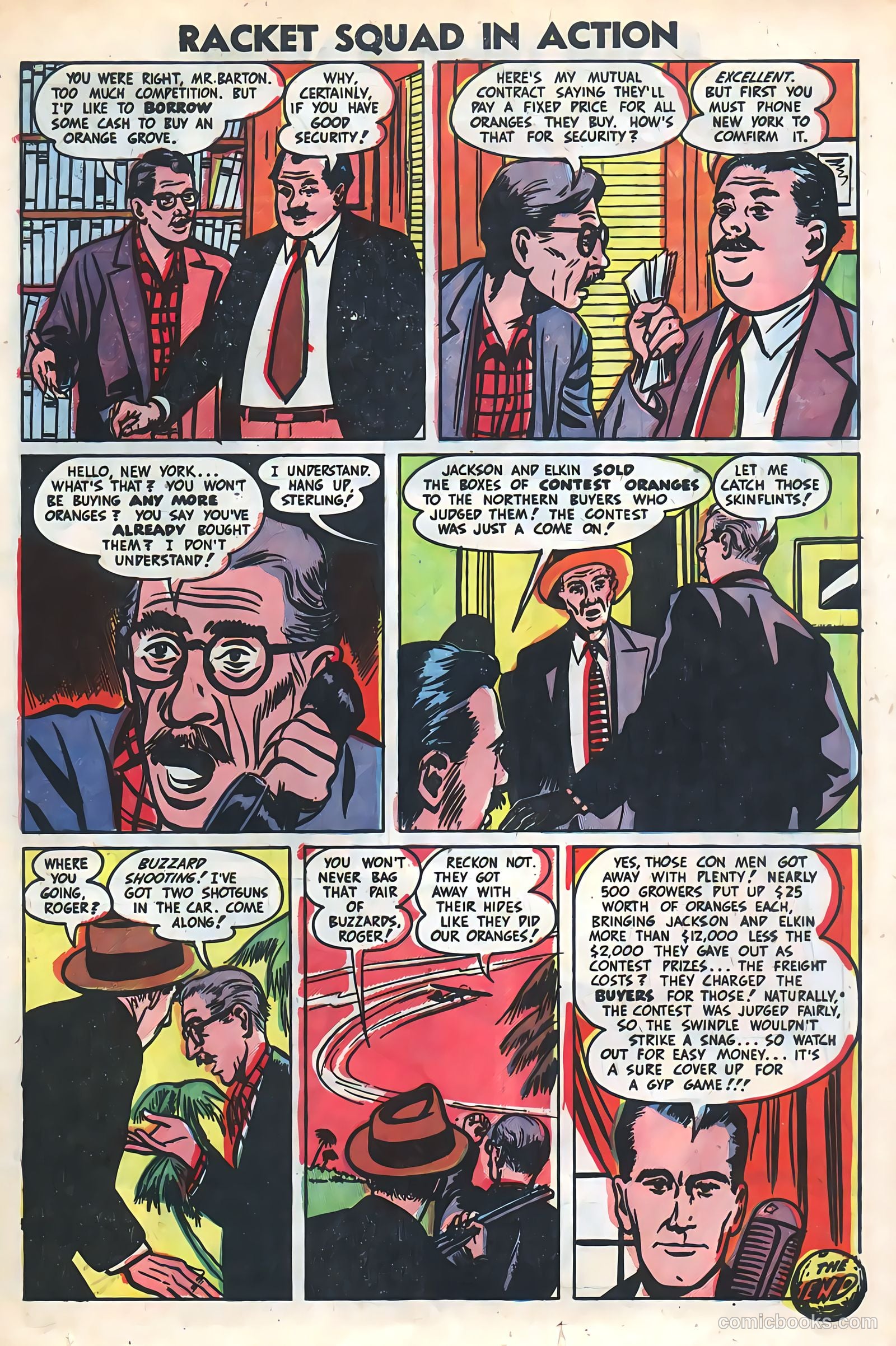 Racket Squad in Action #6 (1953) — page 25 of 35