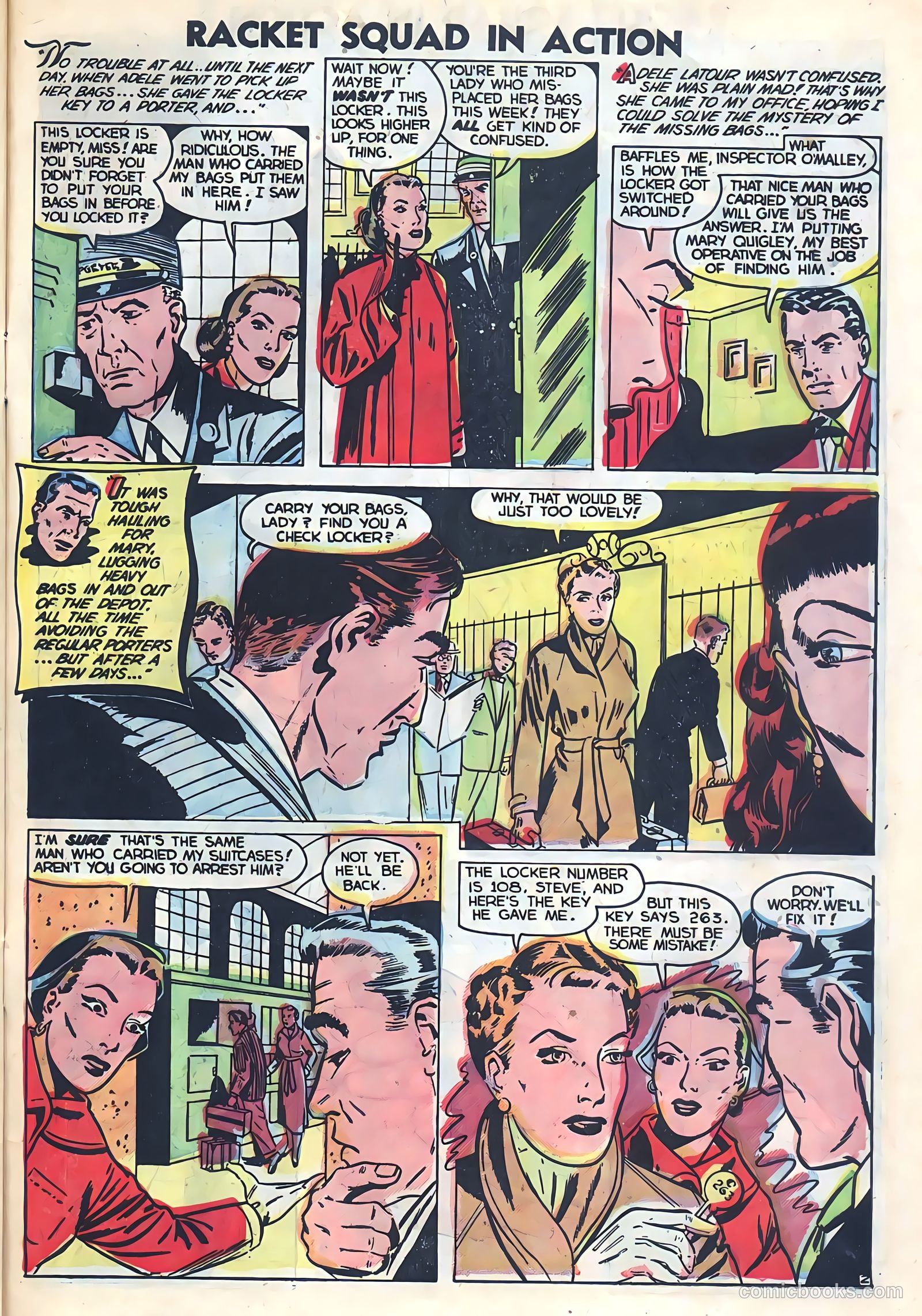 Racket Squad in Action #6 (1953) — page 27 of 35