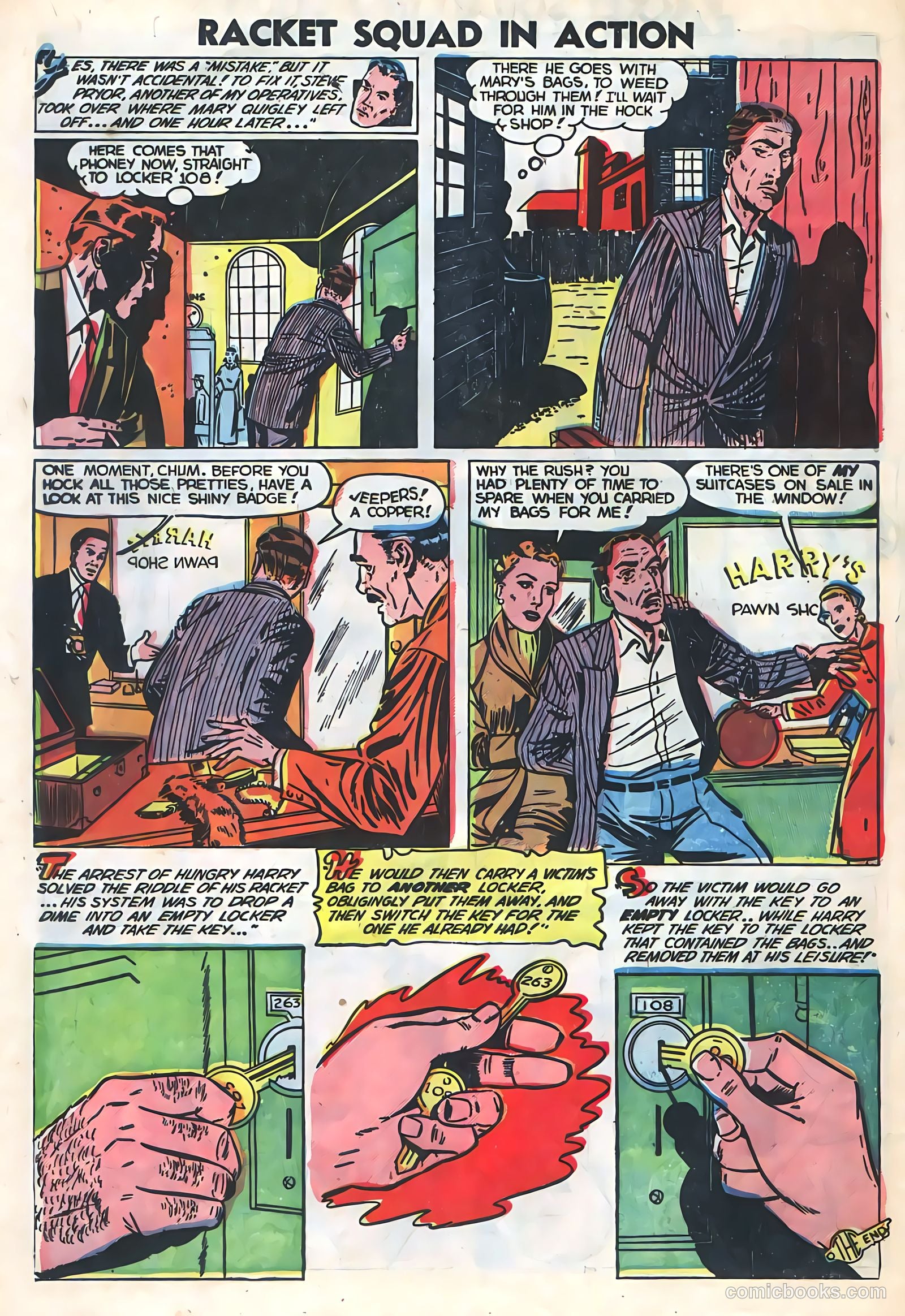 Racket Squad in Action #6 (1953) — page 28 of 35
