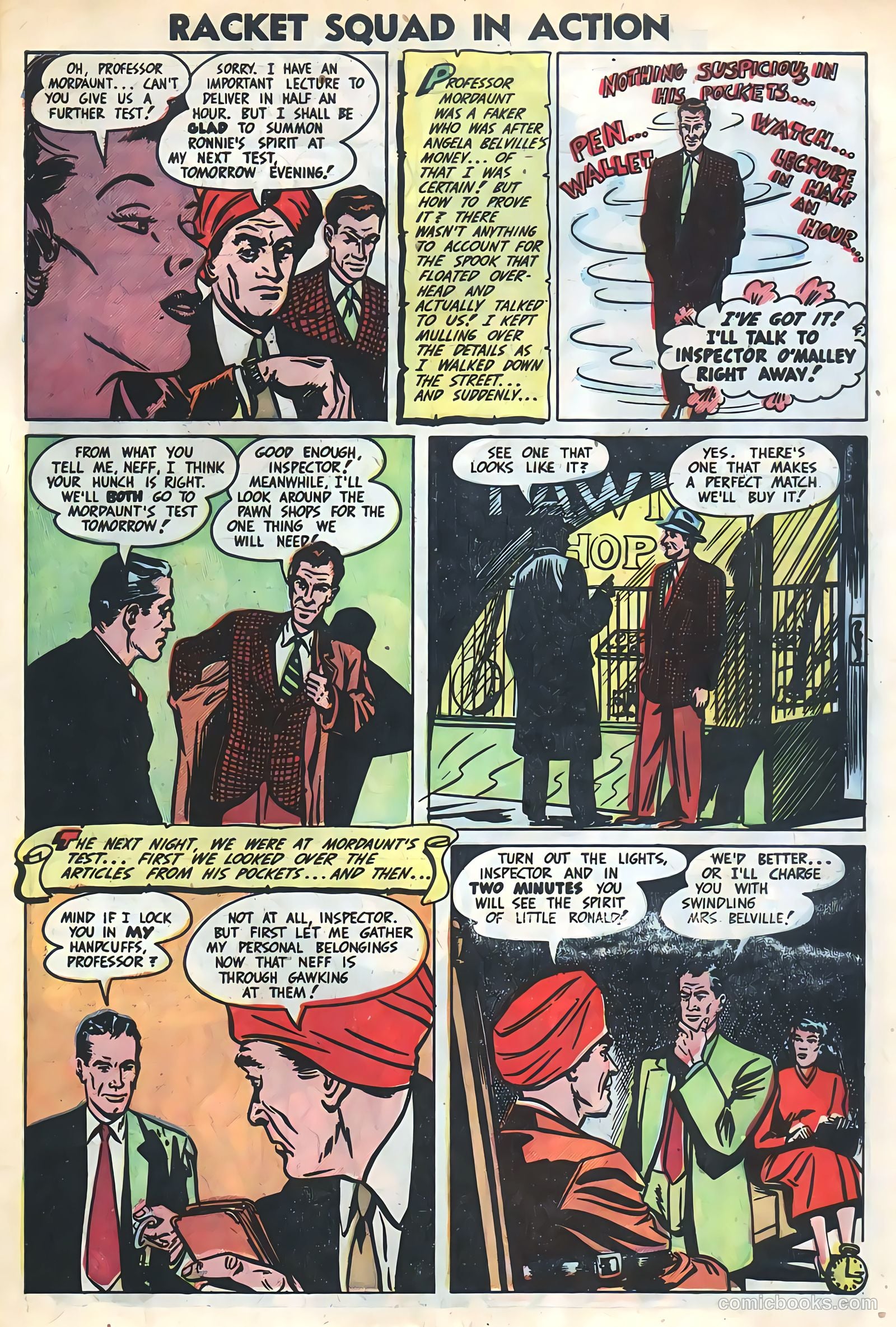 Racket Squad in Action #6 (1953) — page 31 of 35